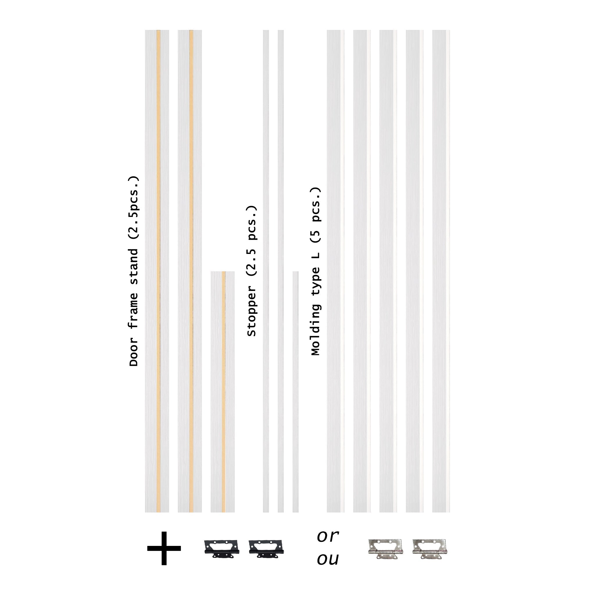 European Adjustable Door Frame XTM - 01 - Single for 2" x 4" wall