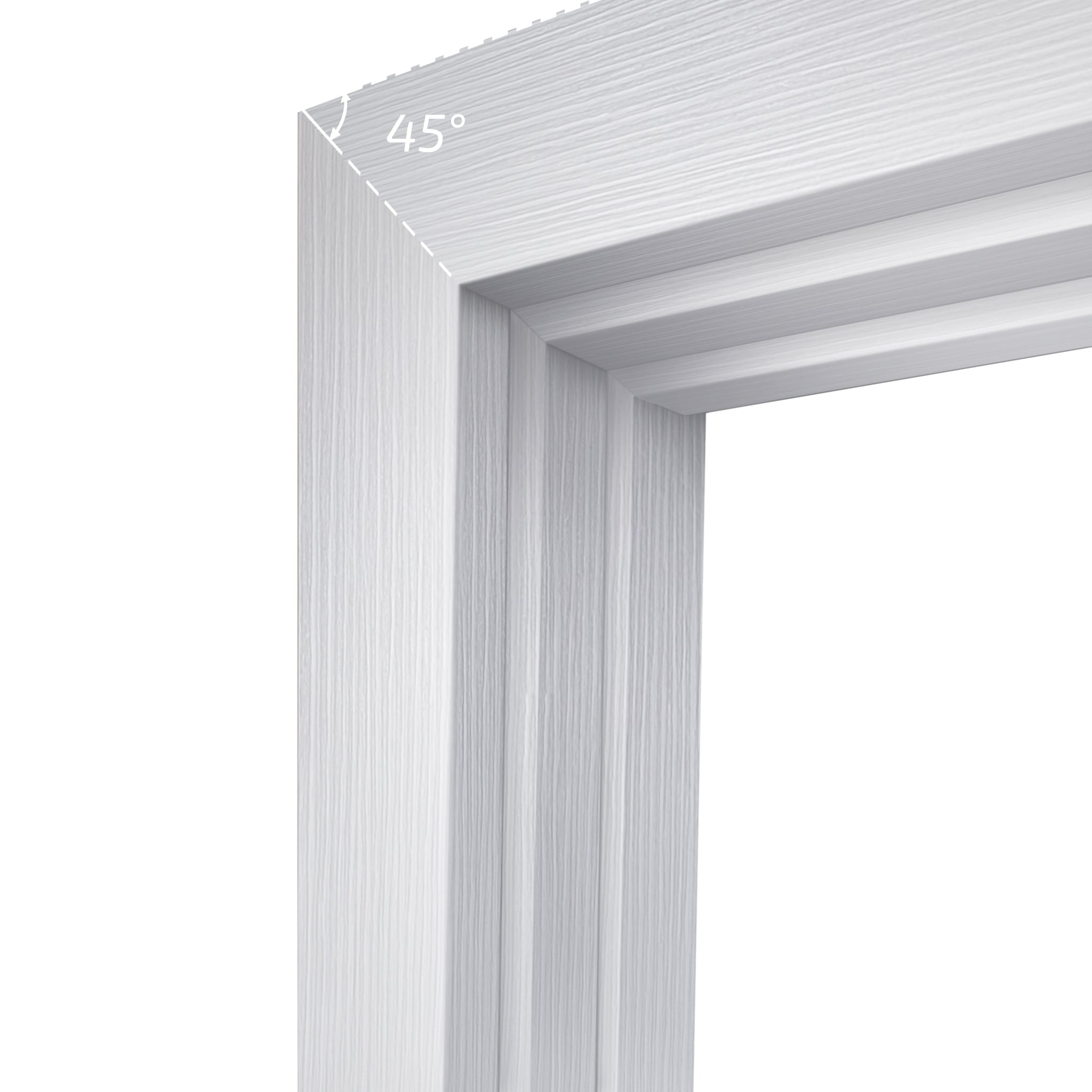 European Adjustable Door Frame XTS - 01 - Double for 2" x 3" wall