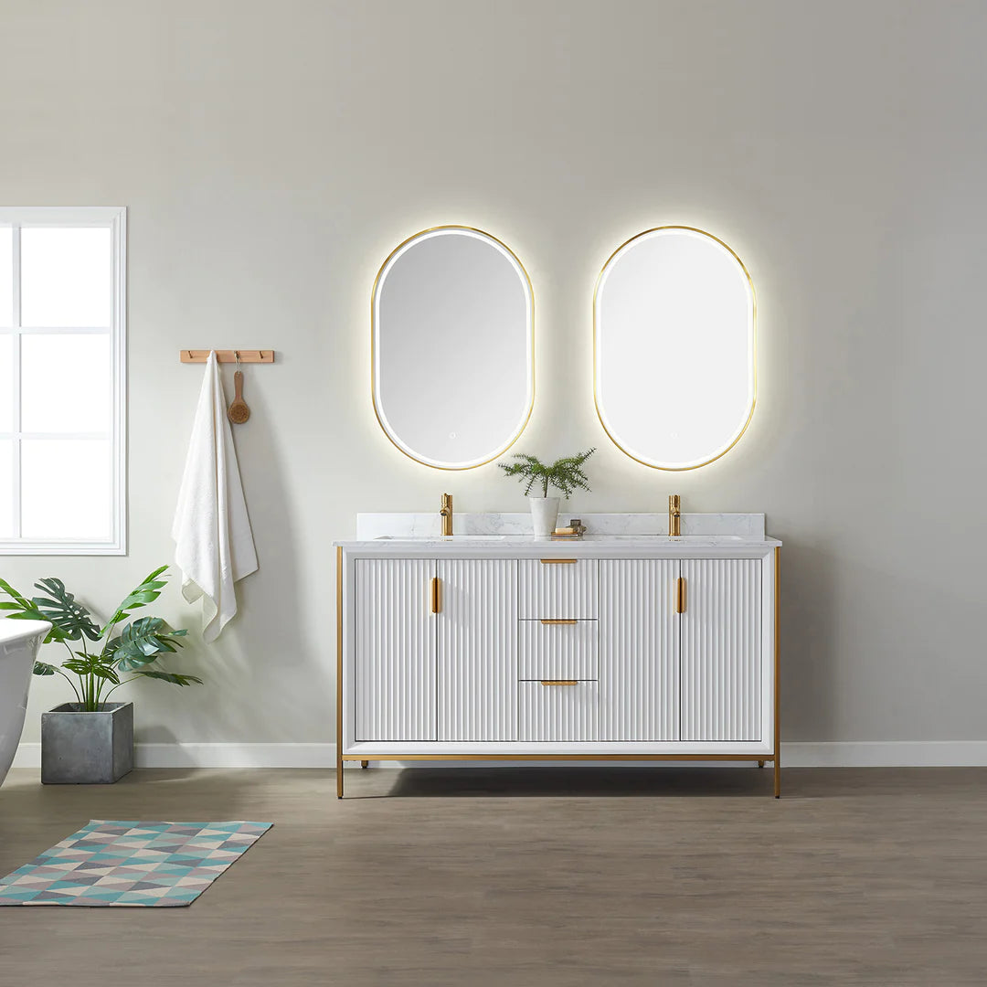 Eva 60" Double Vanity (Preorder - Arrival Dec 15 2025)