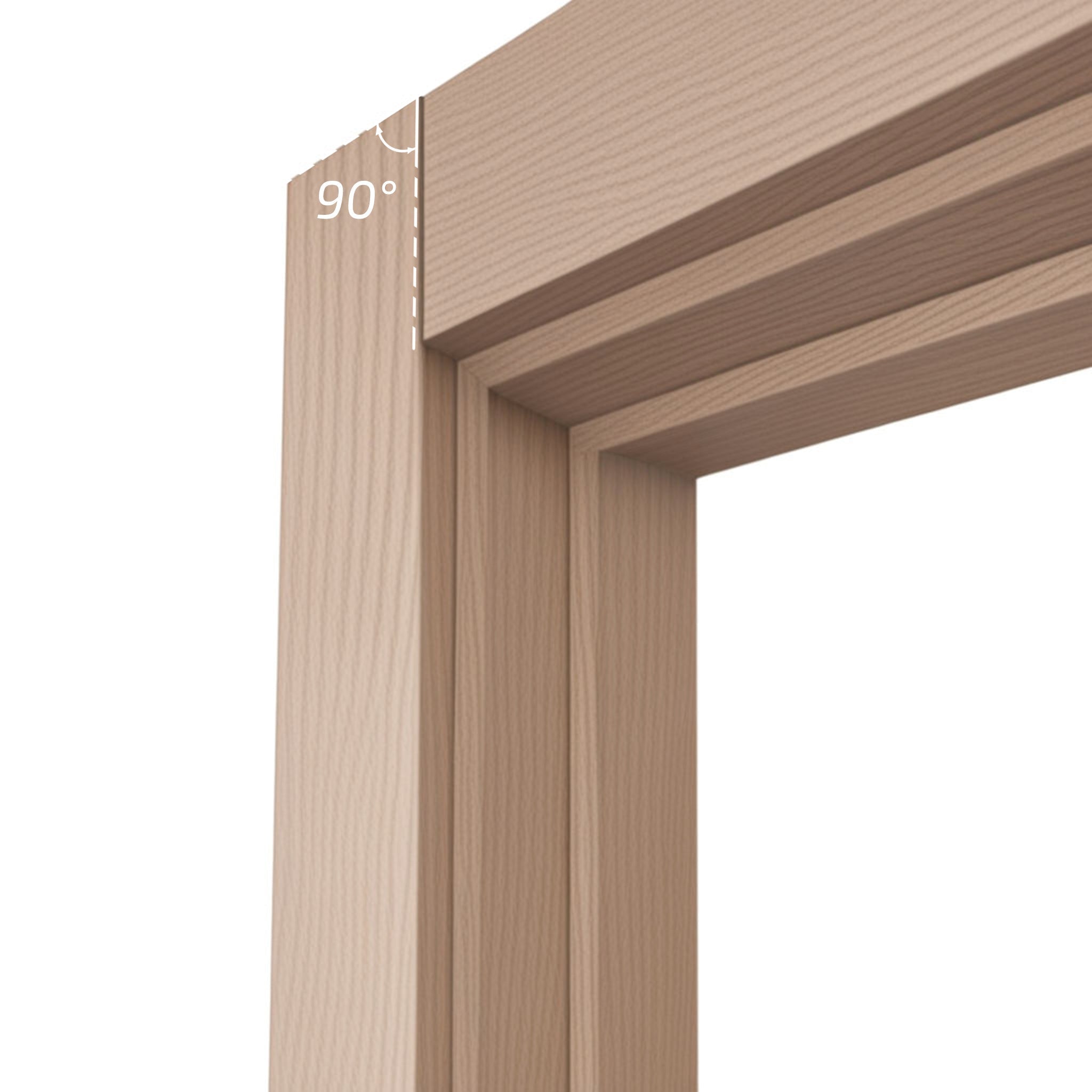 European Adjustable Door Frame XTM - 05 - Double for 2" x 4" wall