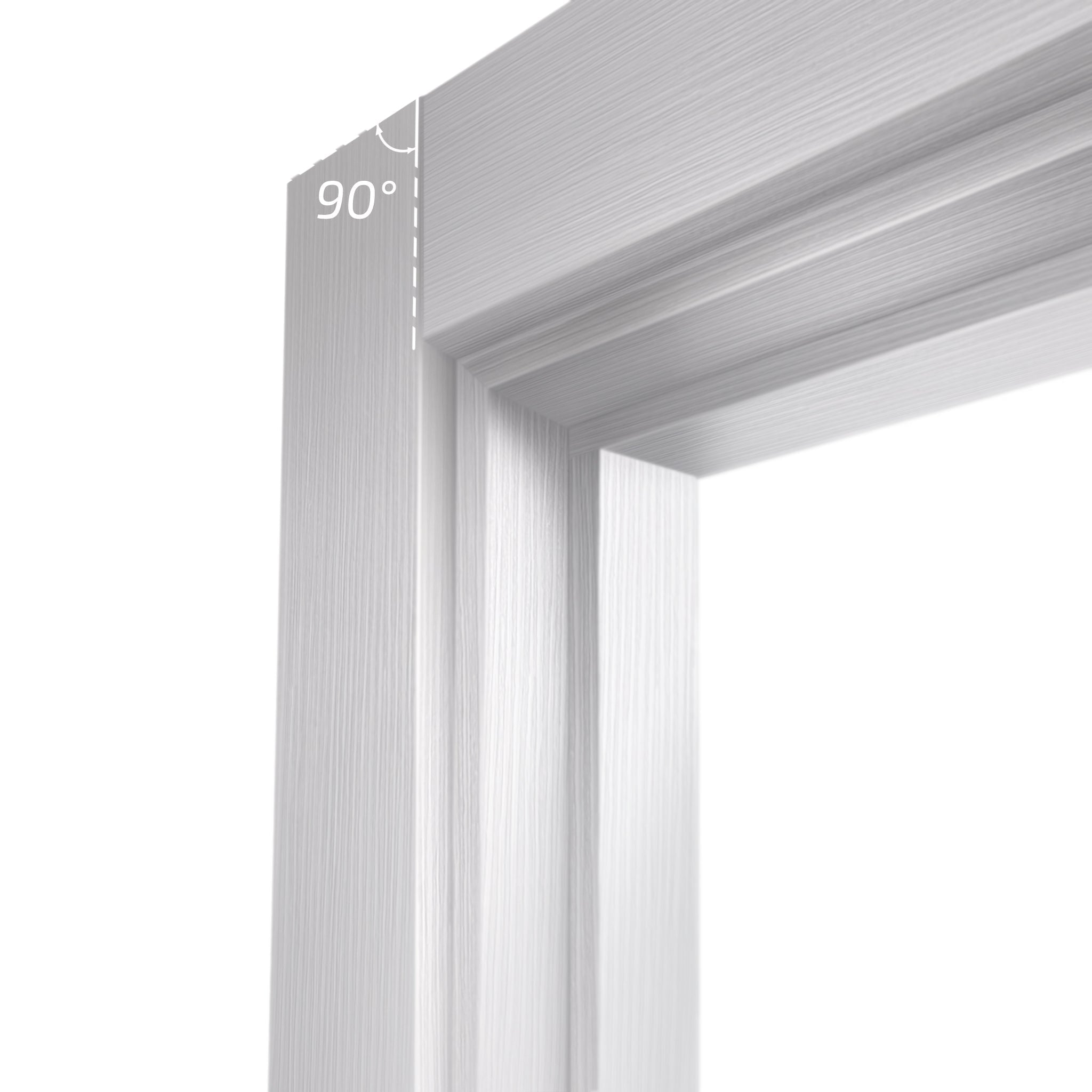 European Adjustable Door Frame XTM - 01 - Double for 2" x 4" wall