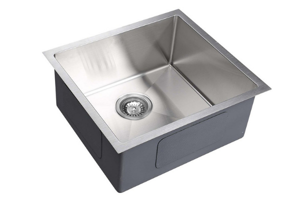 Évier de cuisine simple en acier inoxydable 23 x 18