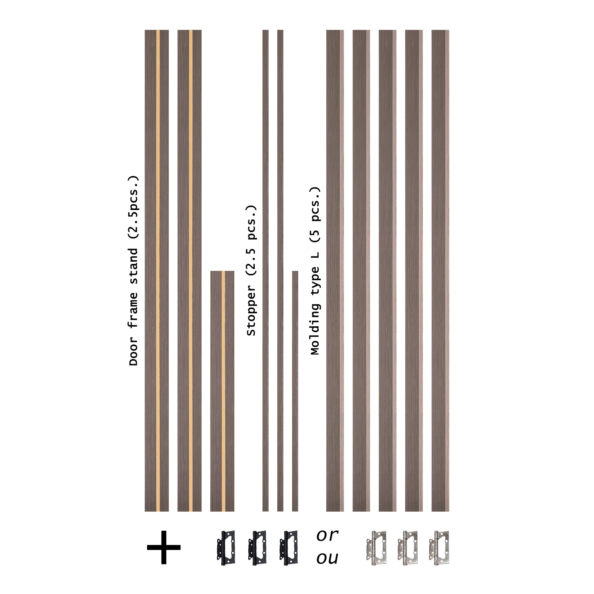 European Adjustable Door Frame XTM - 08 - Single for 2" x 4" wall