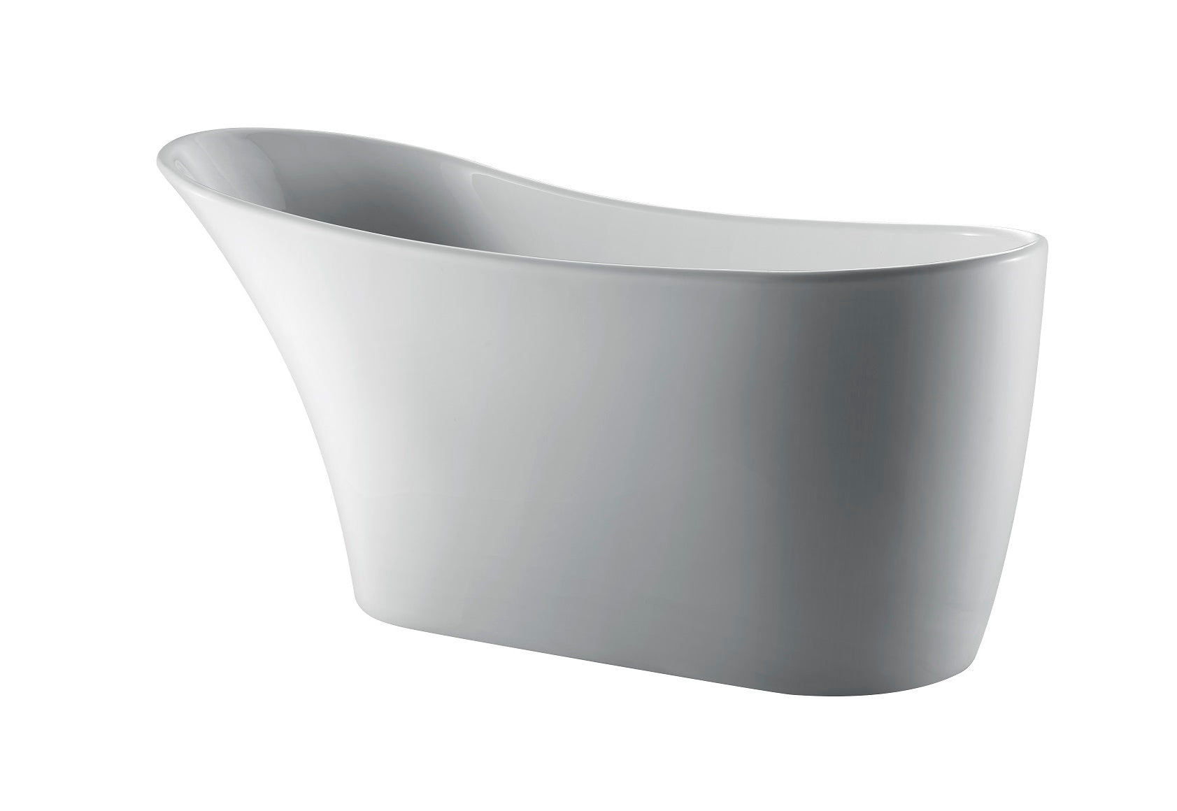 Baignoire autoportante blanc acrylique 60"