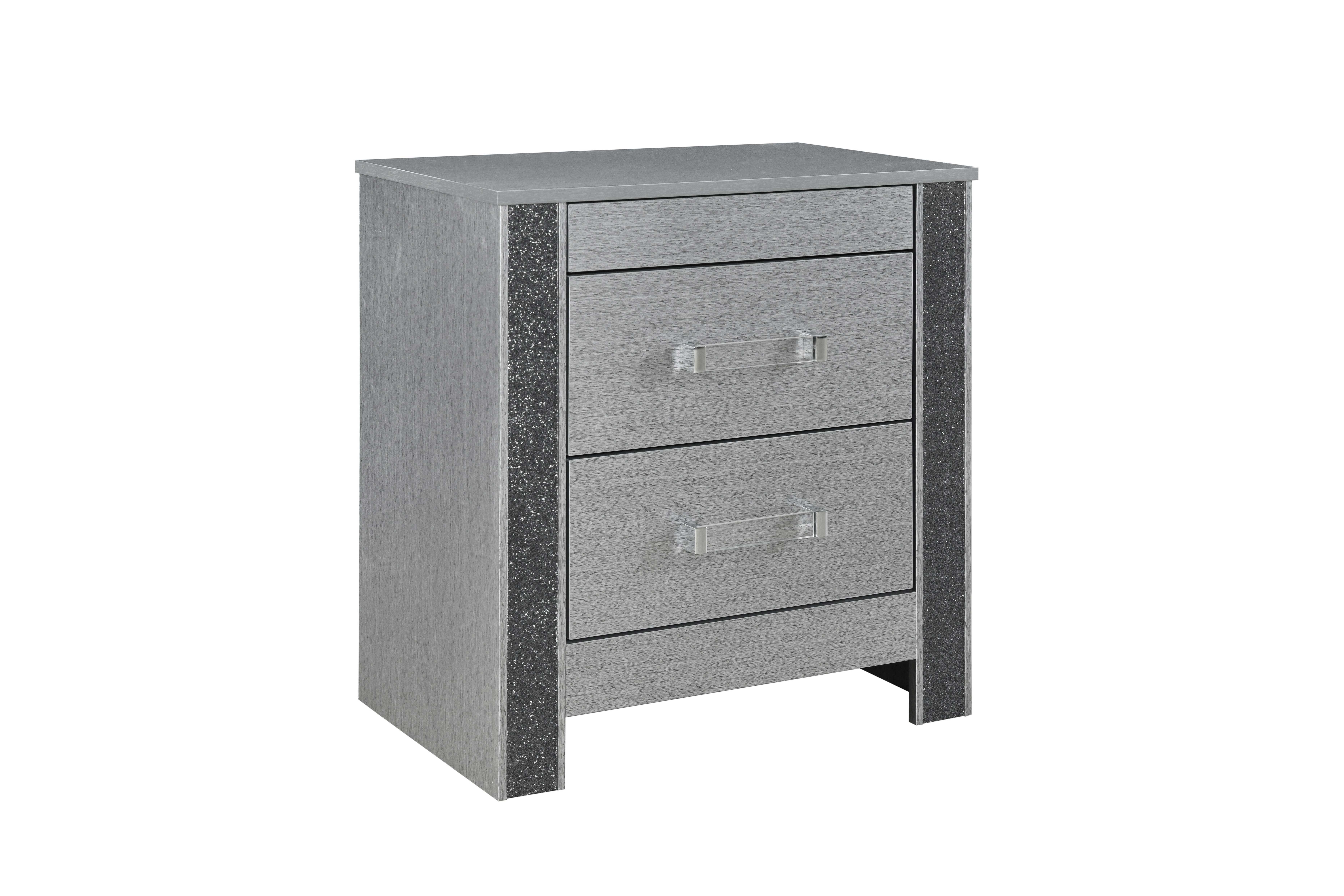 Logan-Silver Night Stand