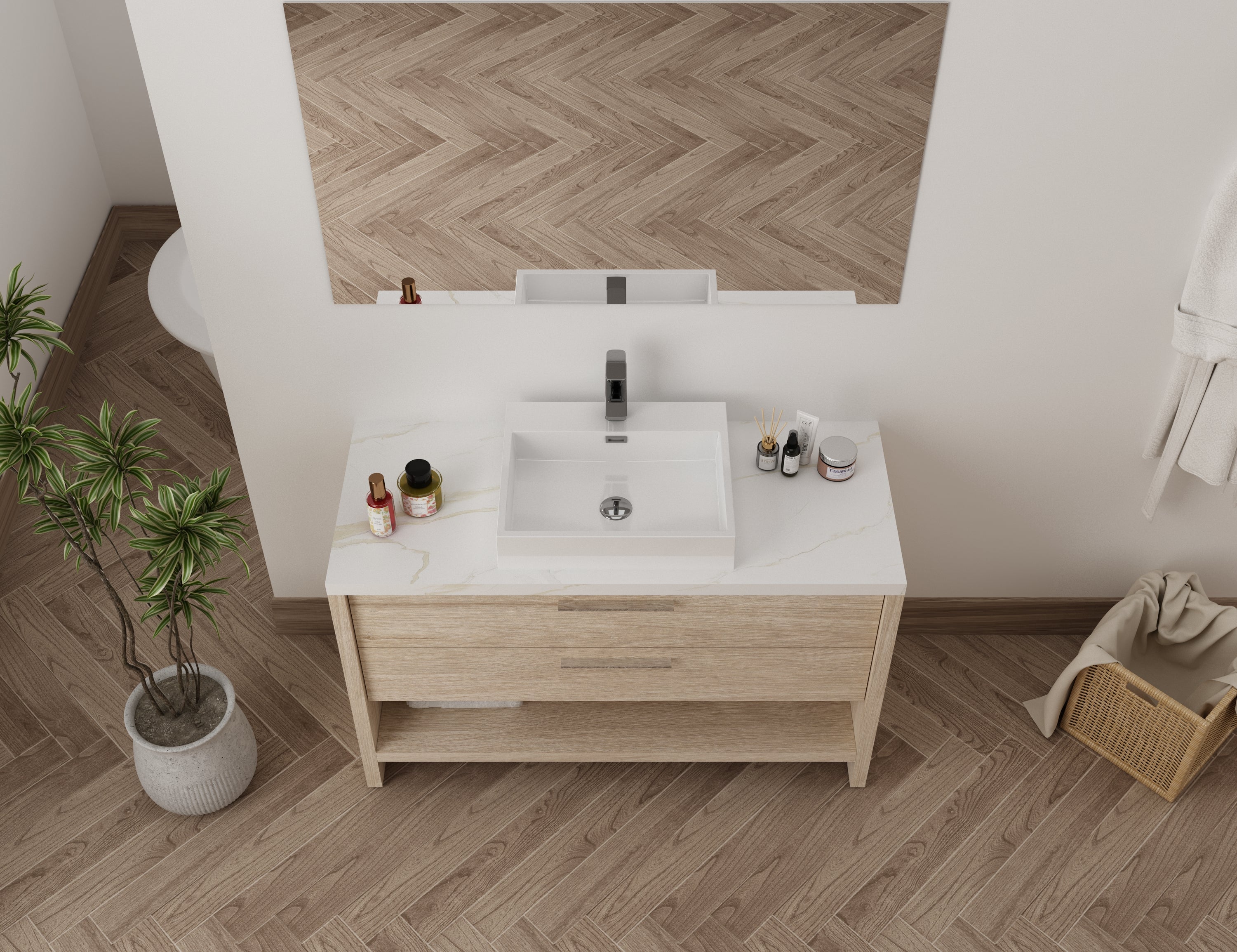 Countryside 48" - Pale oak