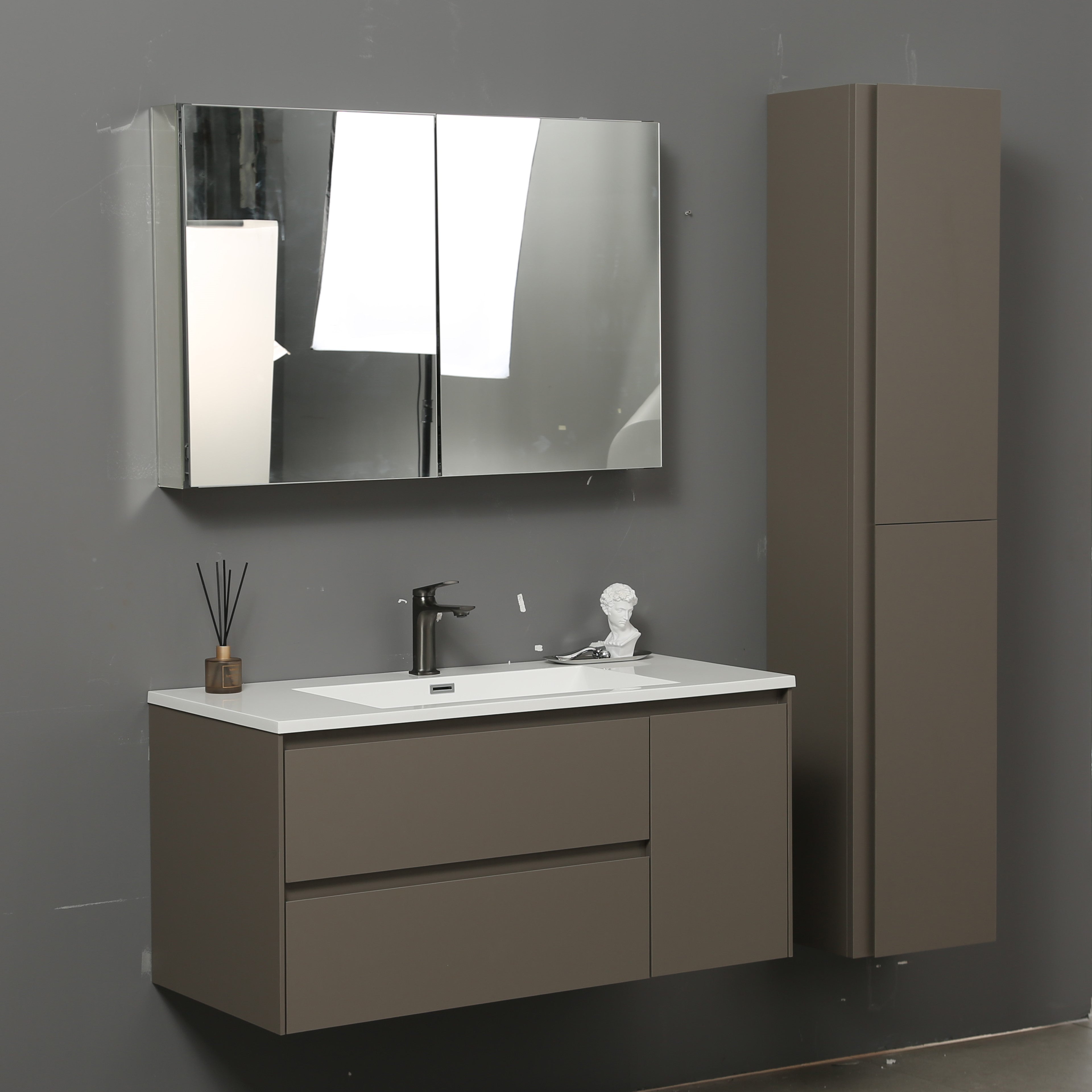 Zeus 14" storage unit - Charcoal Grey