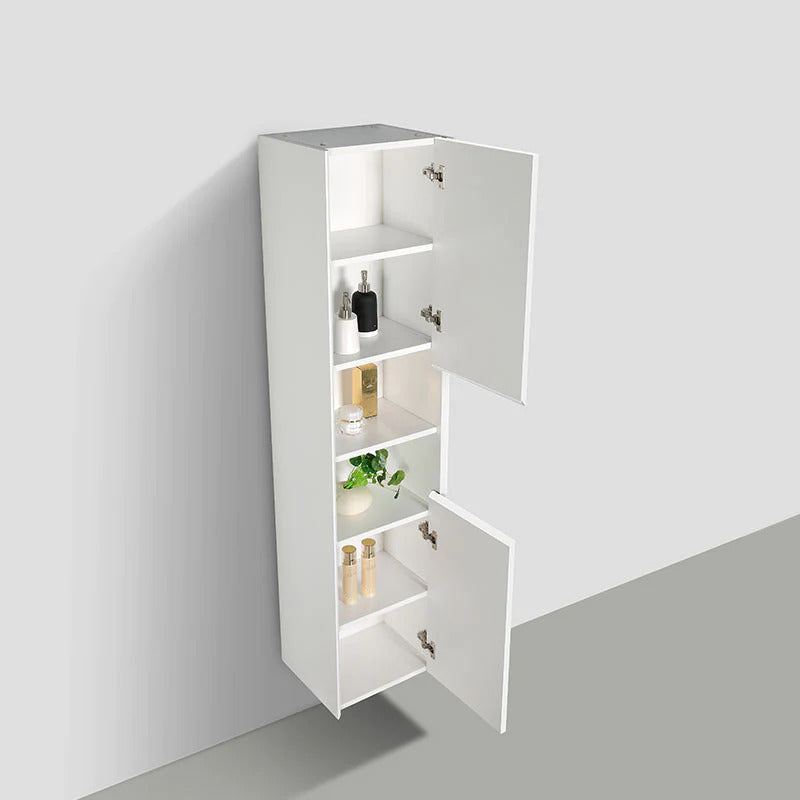 Angela 16" side cabinet, white