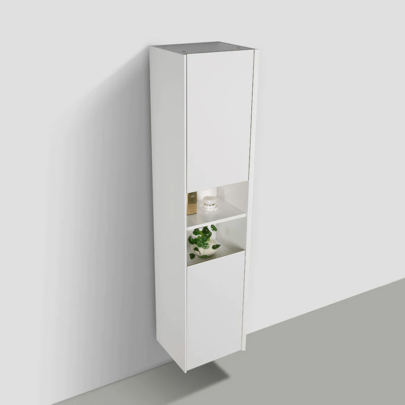 Angela 16" side cabinet, white