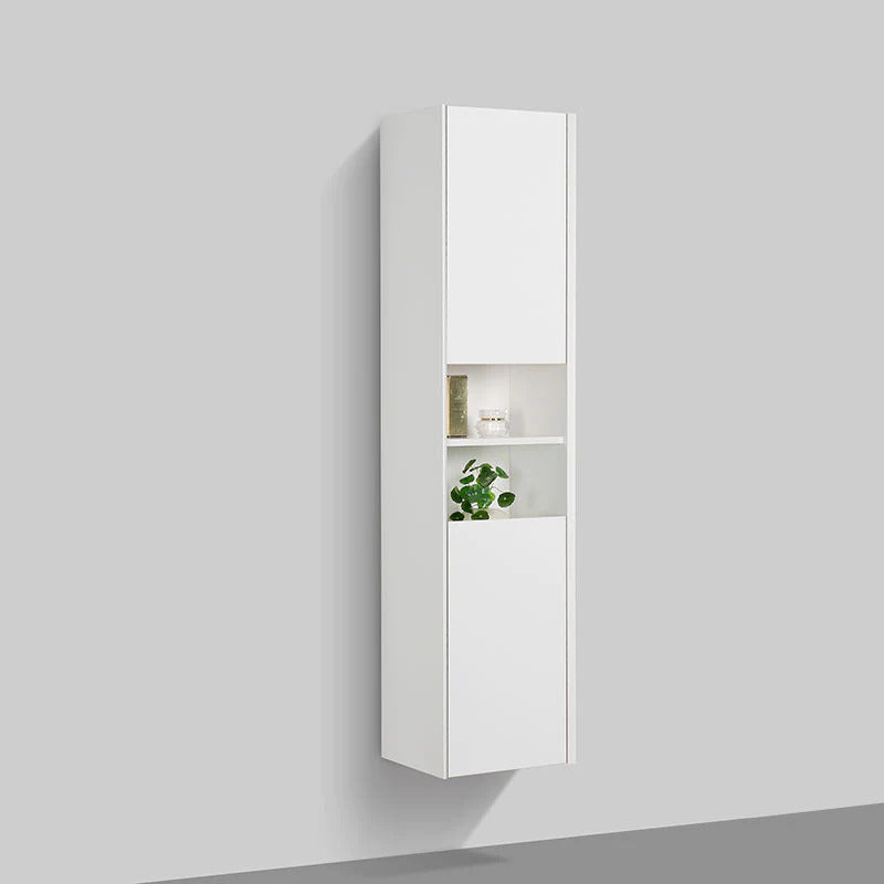 Angela 16" side cabinet, white