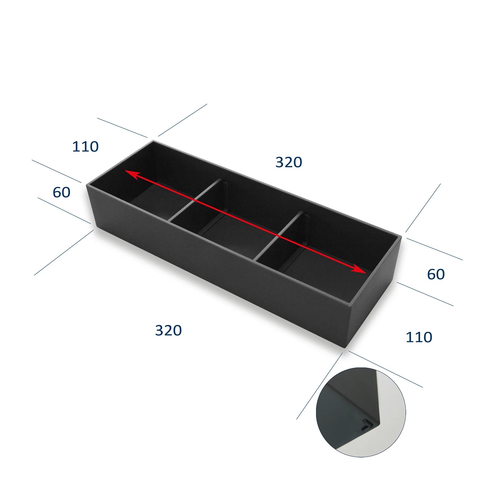 Tirry - drawer organizer (kit)