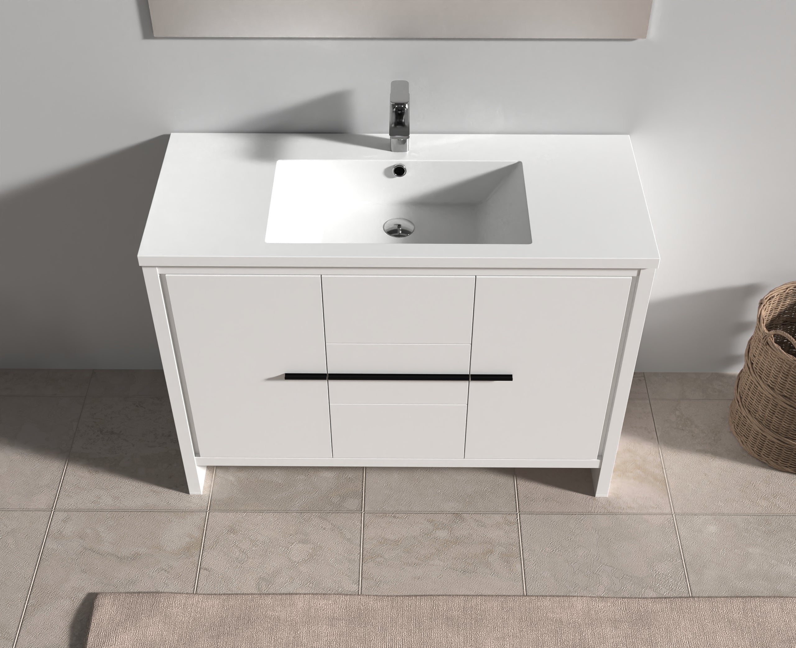 Monako 48" - High Gloss White