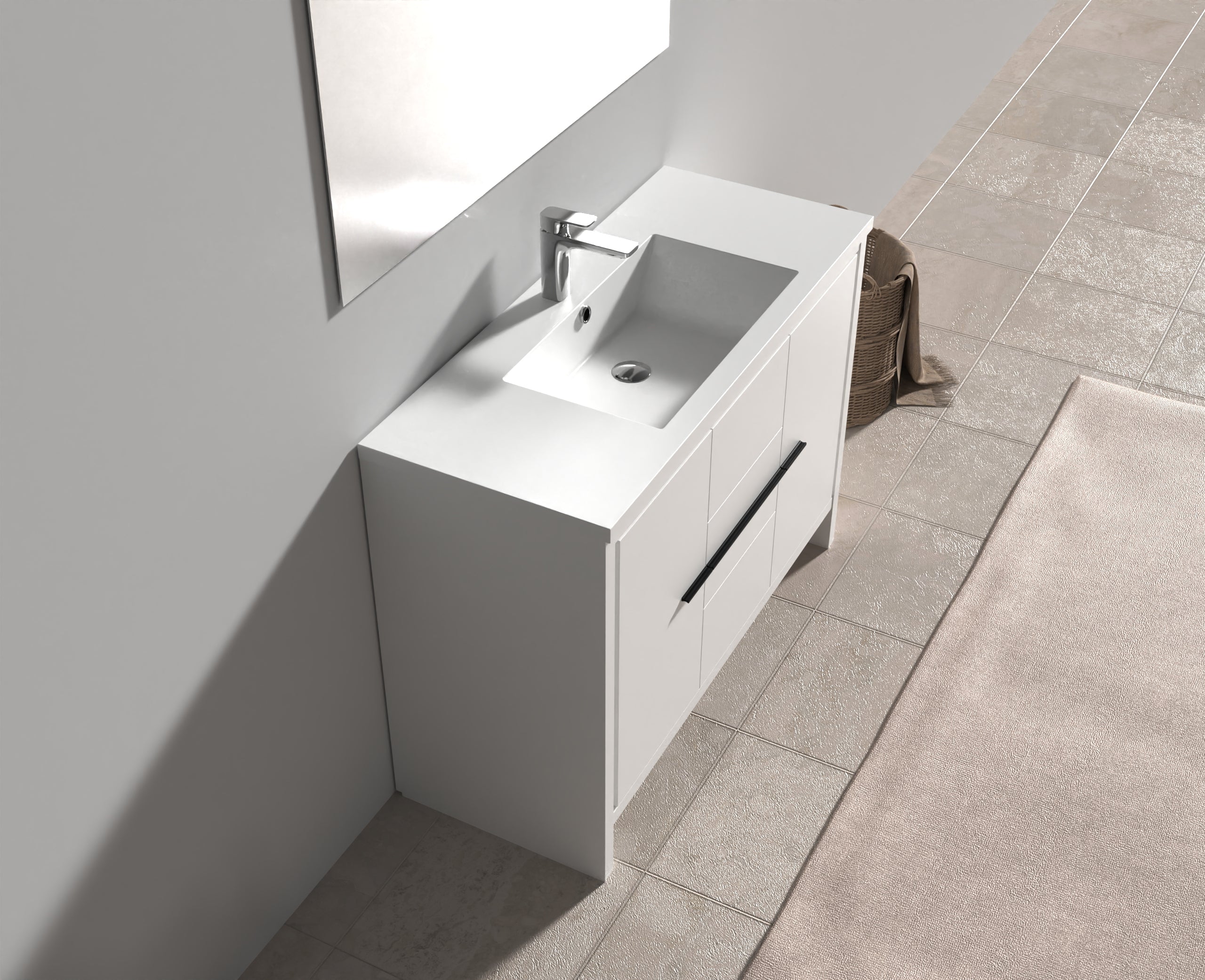 Monako 48" - High Gloss White