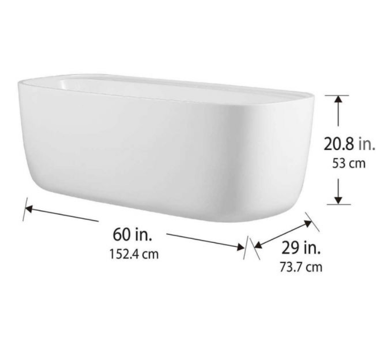 Clayton 60" Faucet included