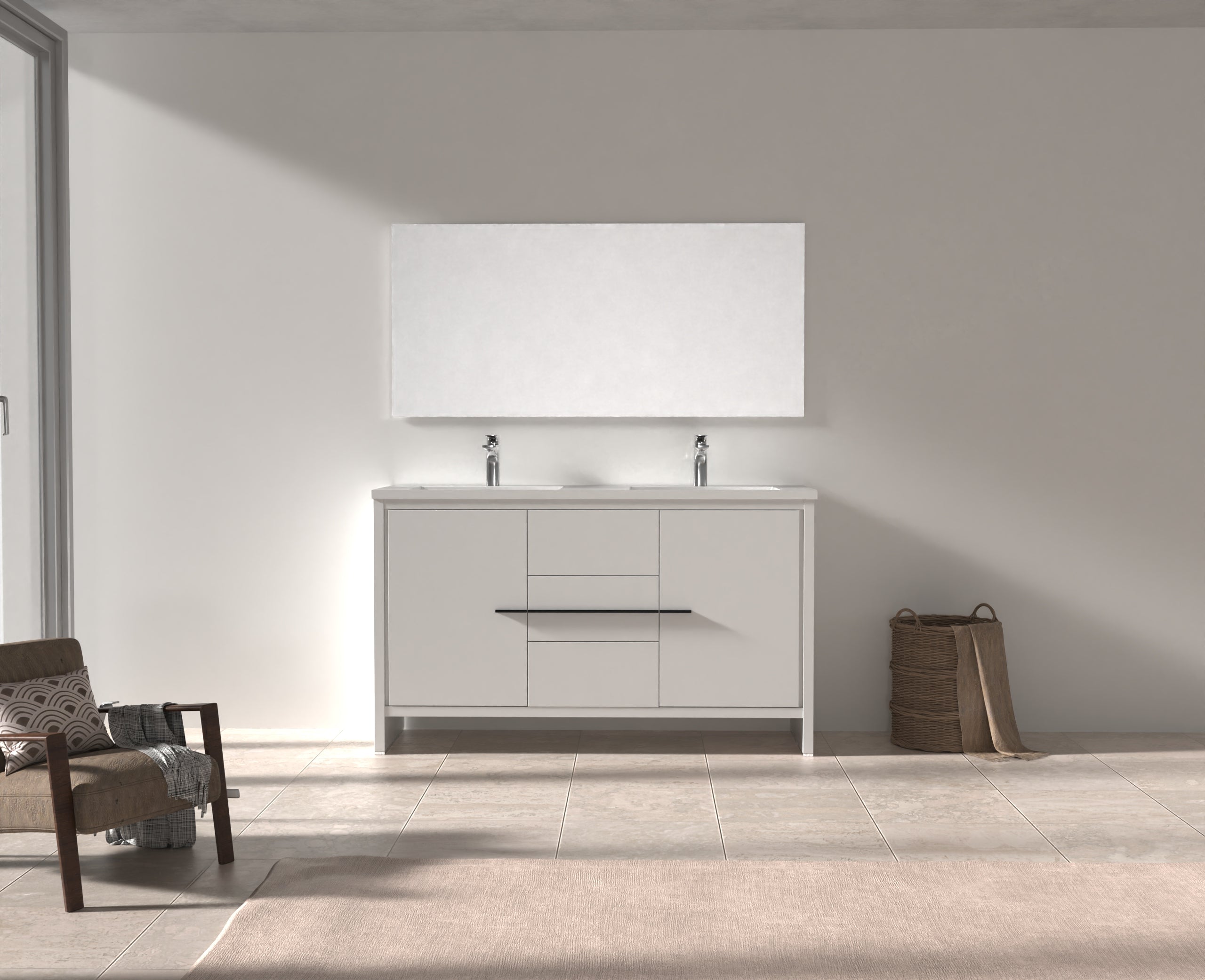 Monako 60" - High Gloss White