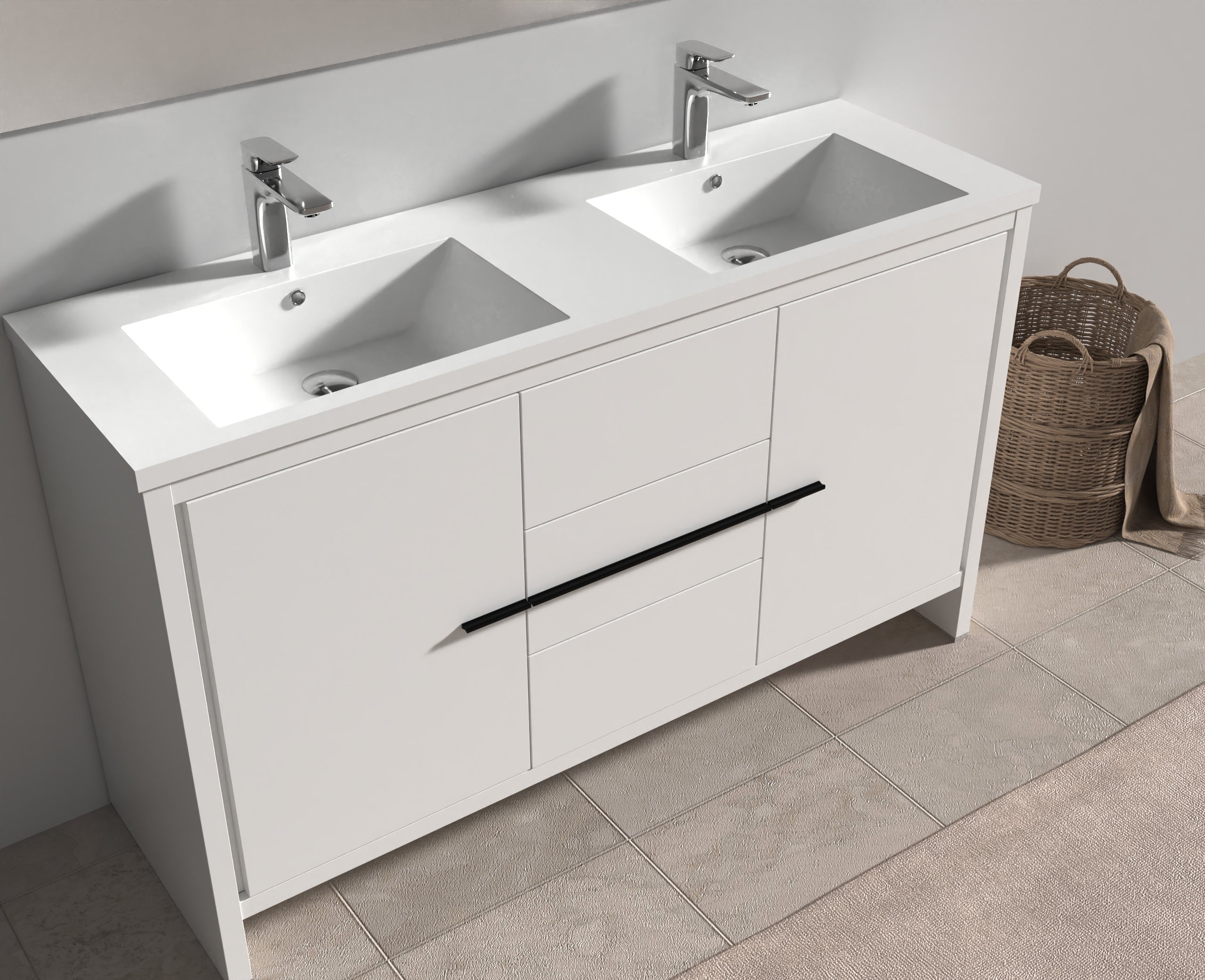 Monako 60" - High Gloss White
