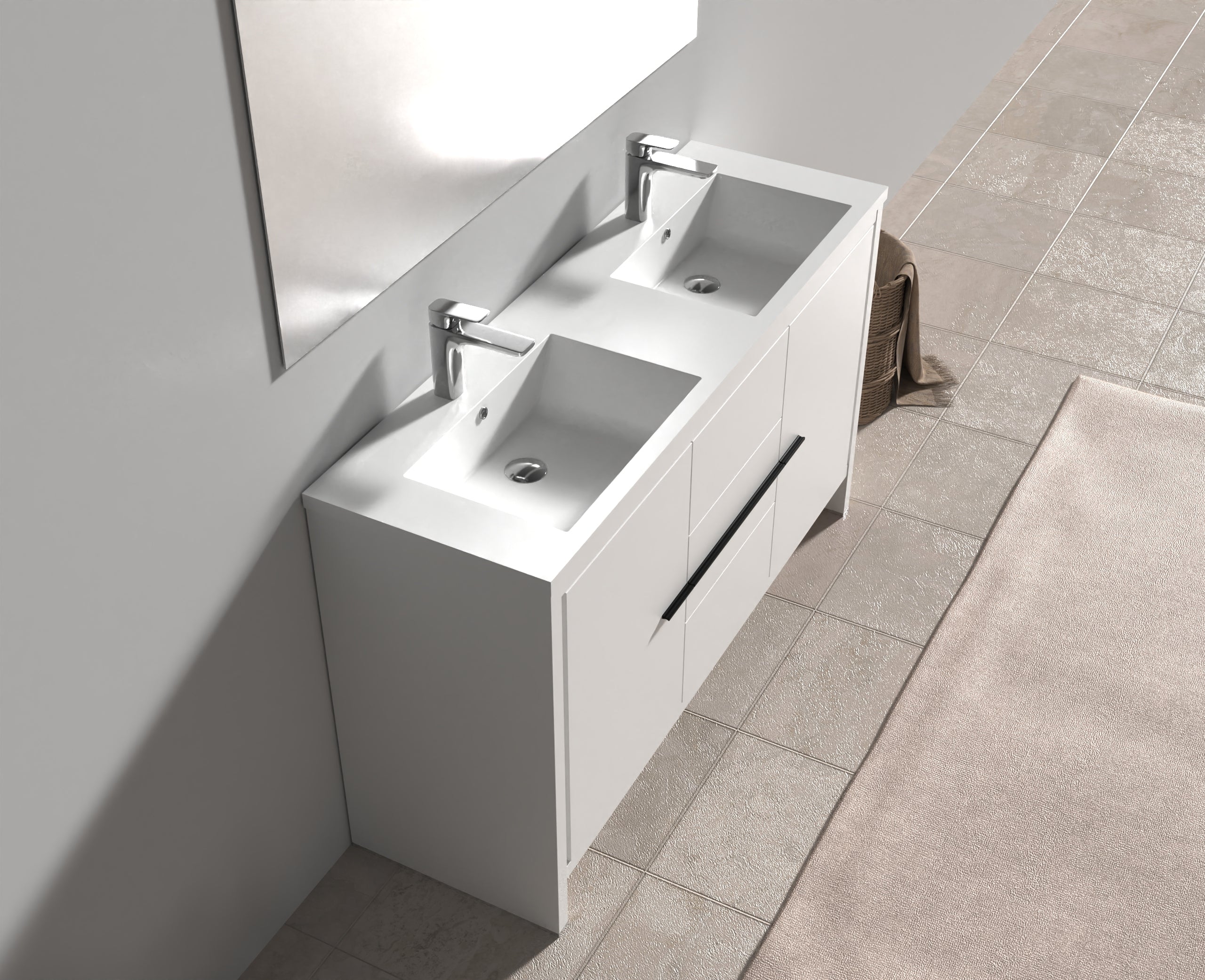 Monako 60" - High Gloss White