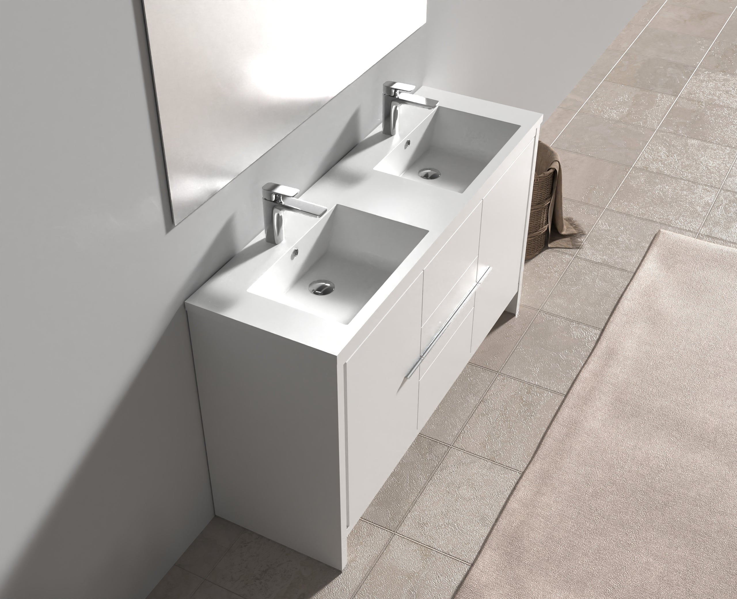 Monako 60" - High Gloss White