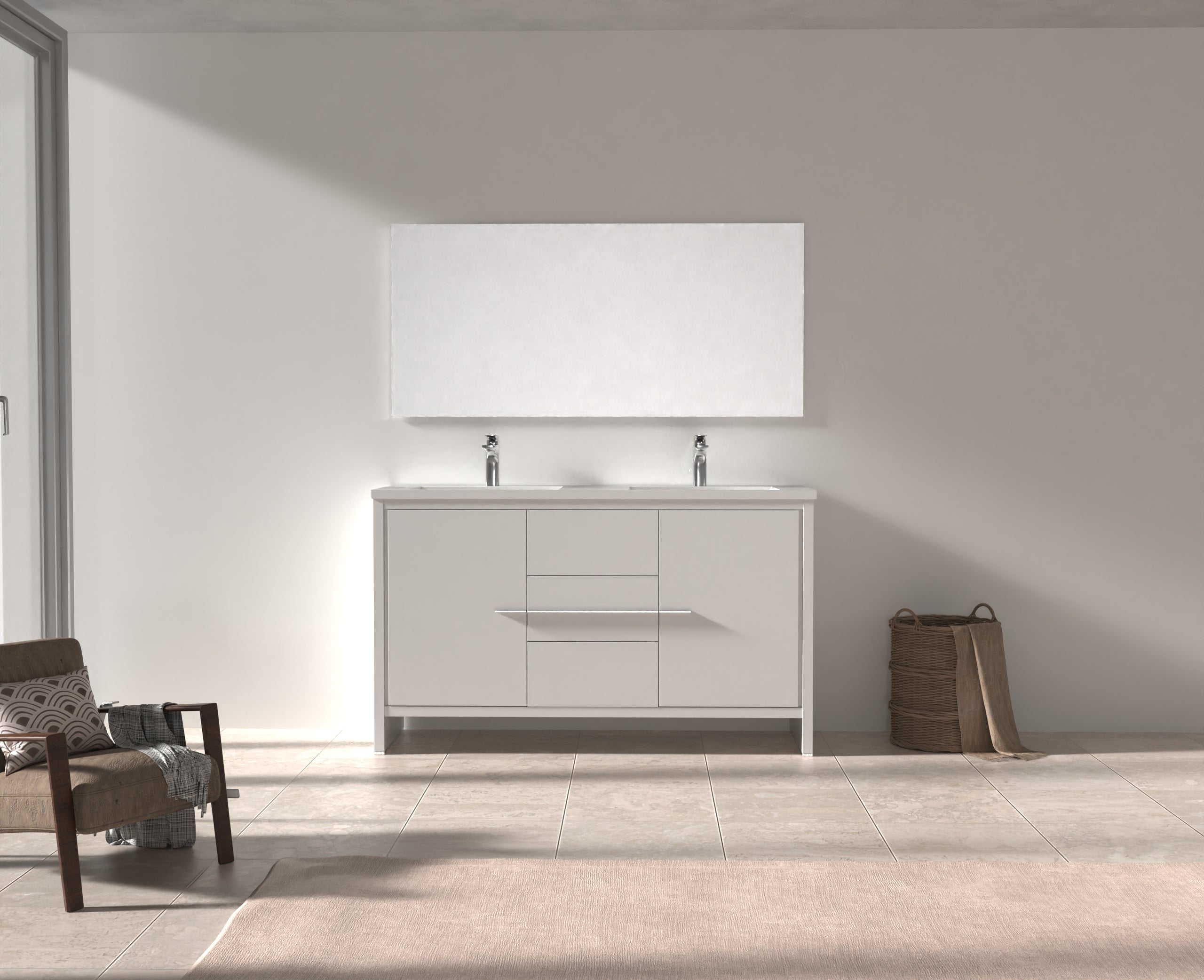 Monako 60" - High Gloss White
