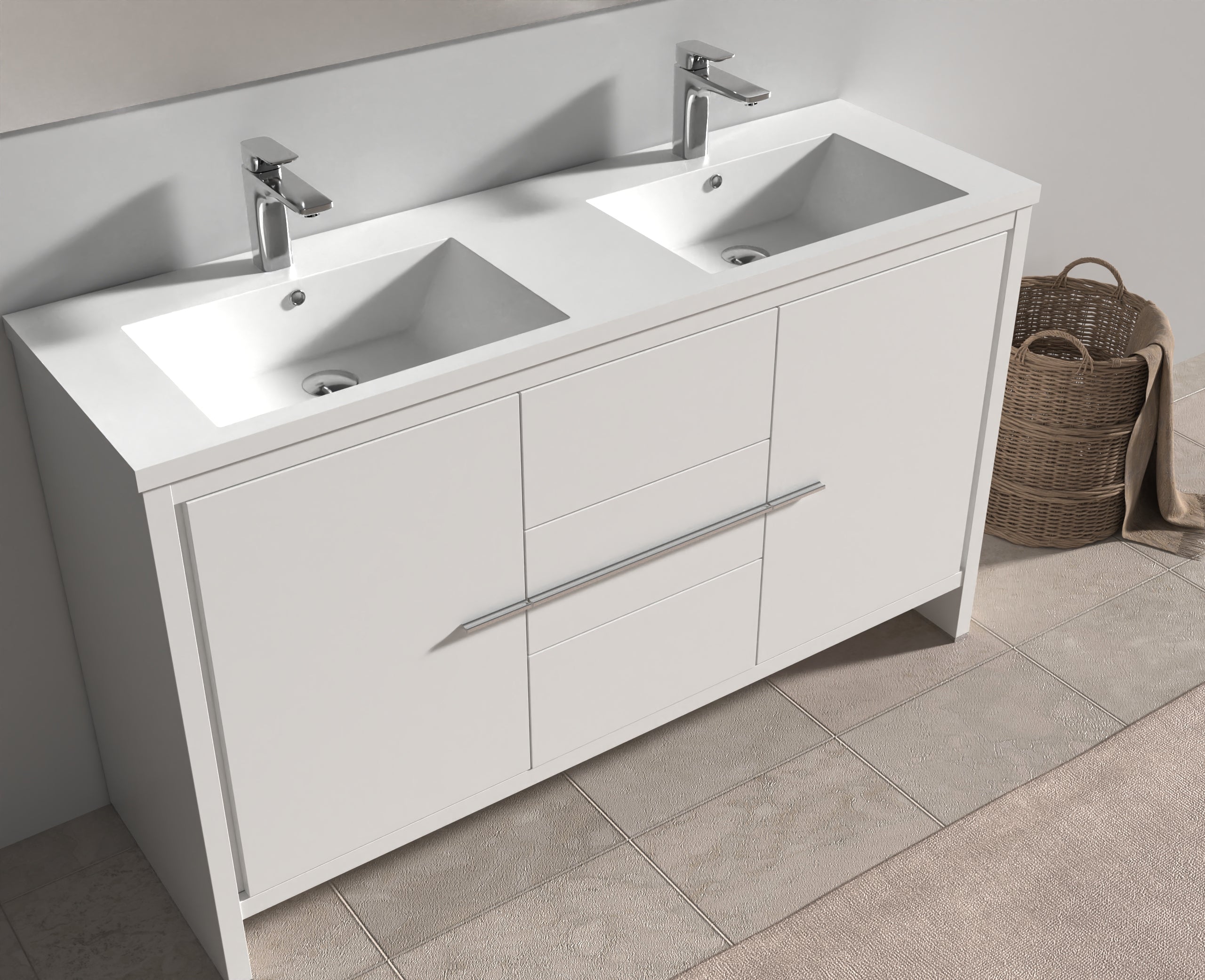 Monako 60" - High Gloss White