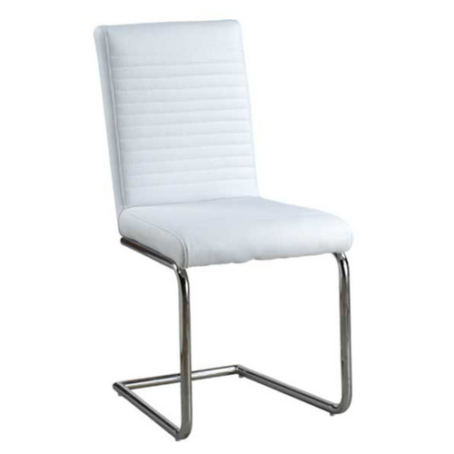 C-1040W - Chair (White PU)