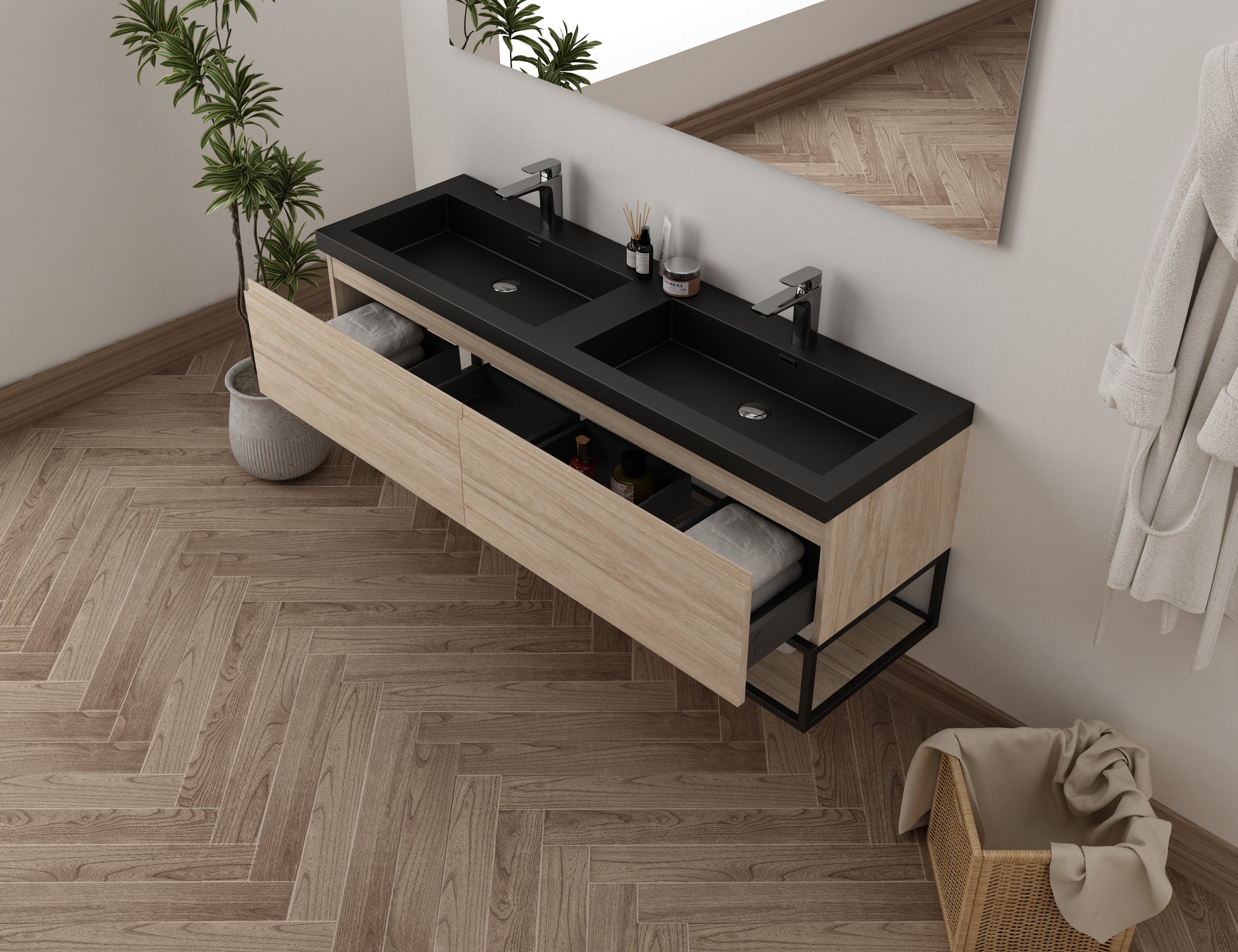 Firenze 63" Pale oak