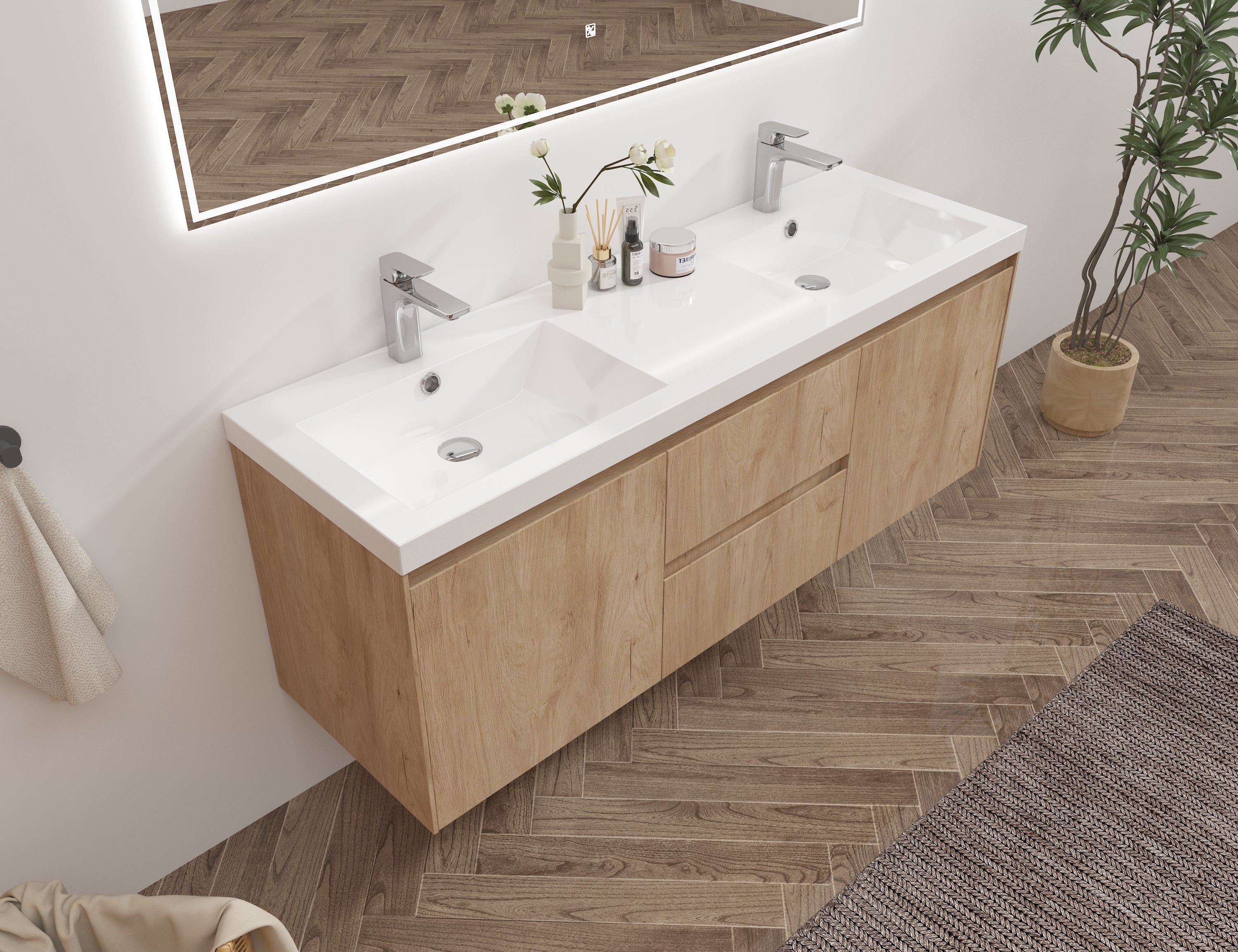 Harbor 60" Chene
