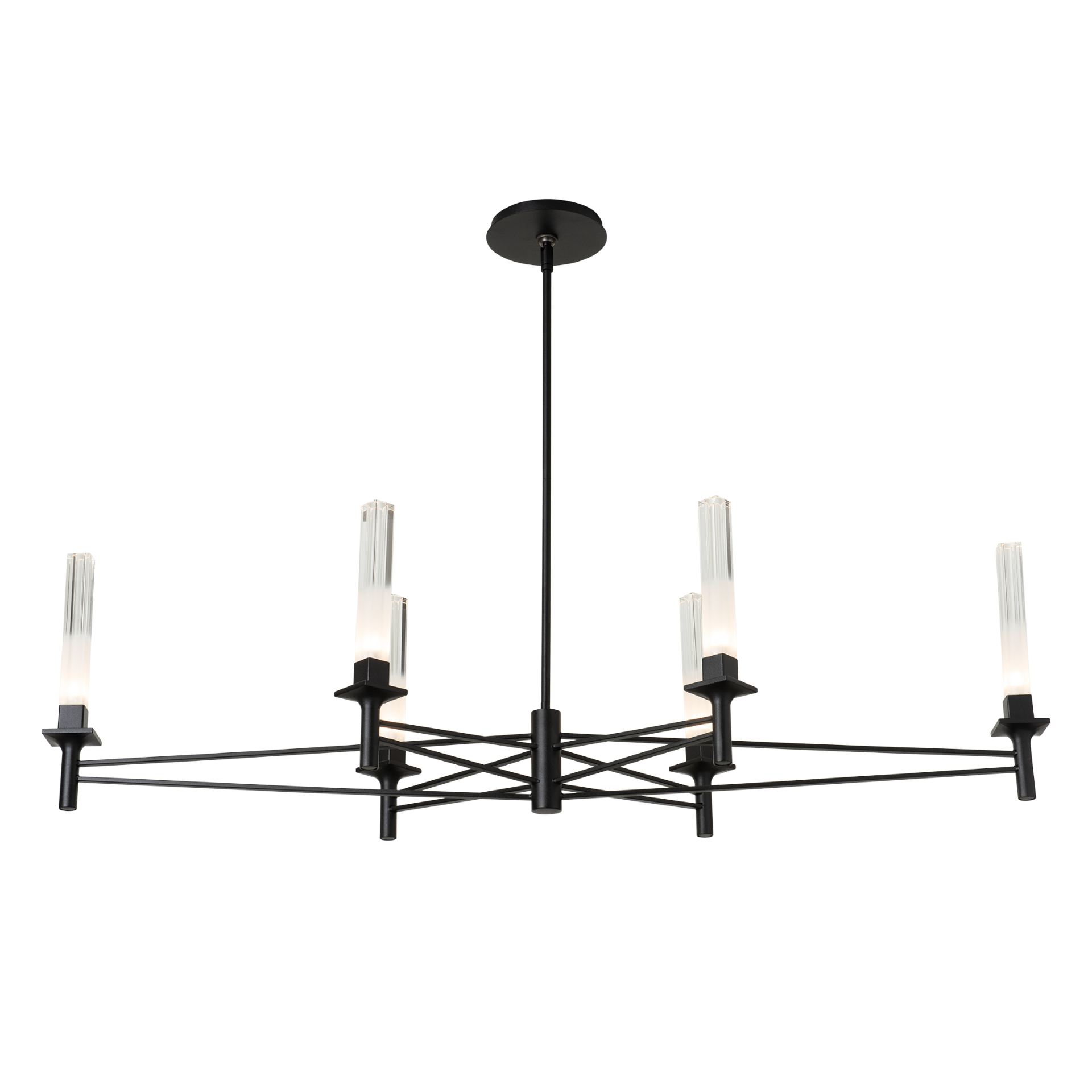Truss 6-Arm Linear Chandelier