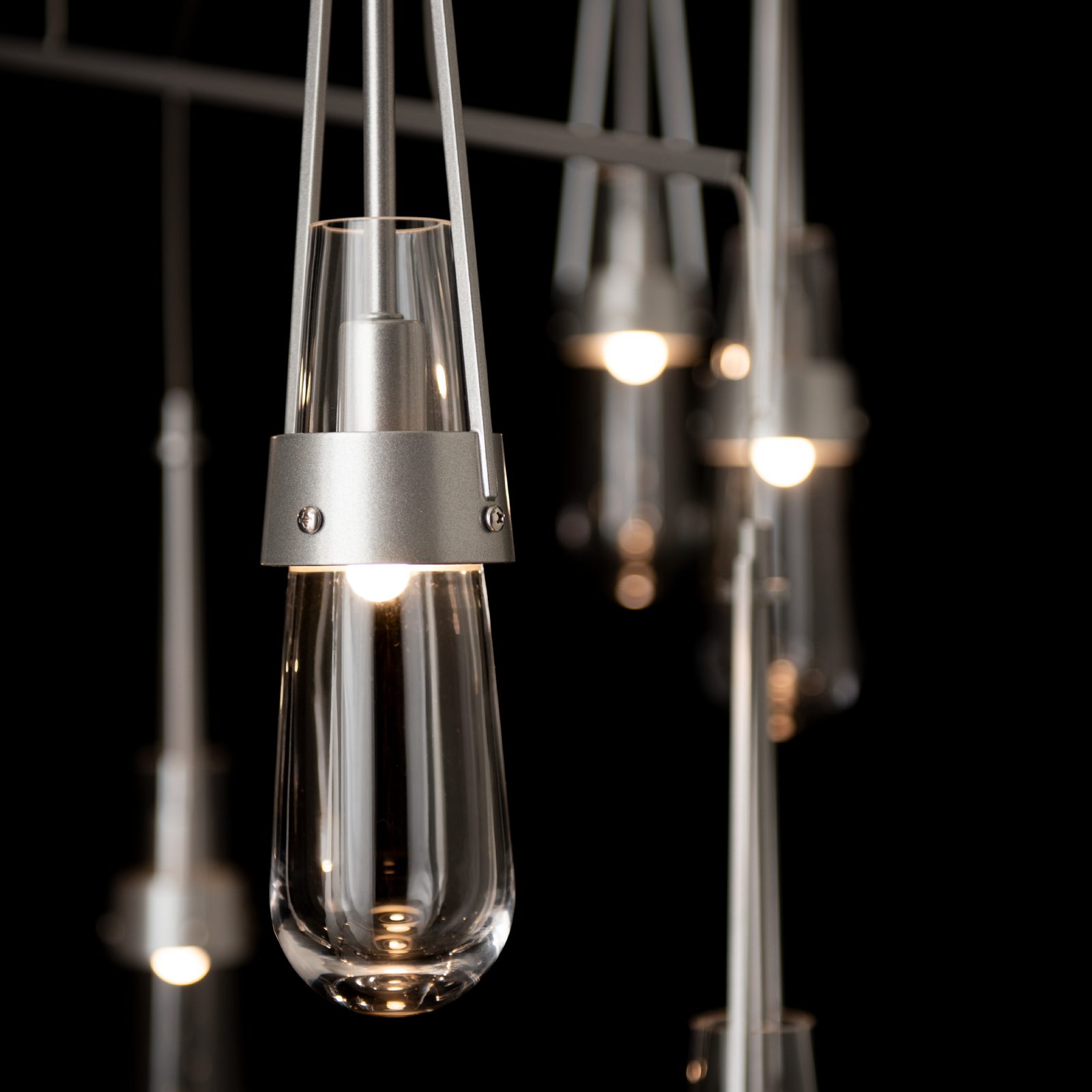 Link 10-Light Clear Glass Mobile Pendant