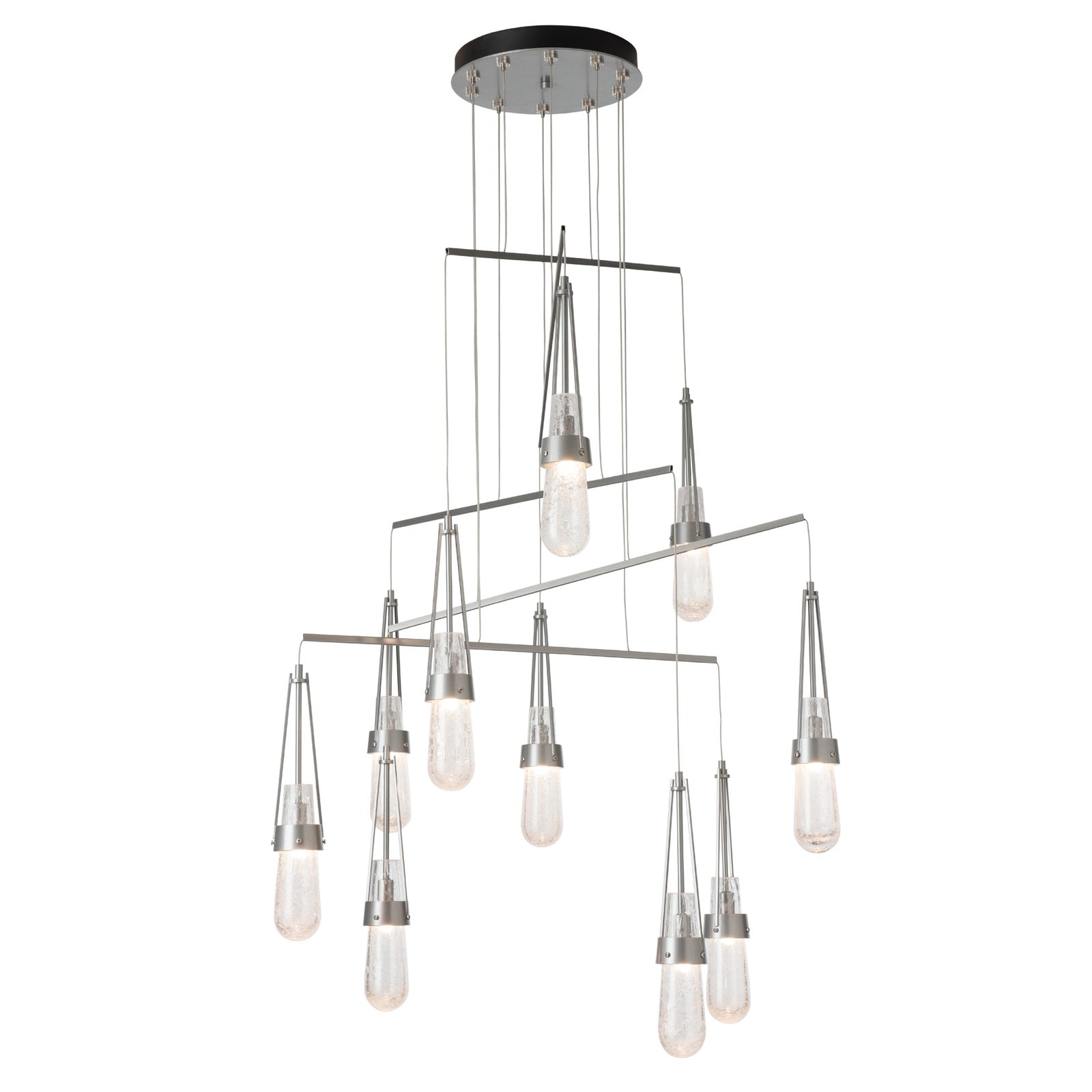 Link 10-Light Blown Glass Mobile Pendant