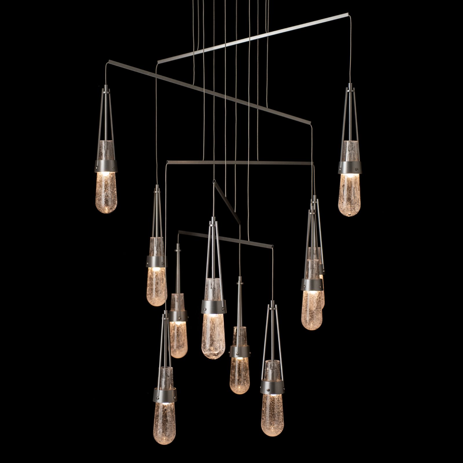 Link 10-Light Blown Glass Mobile Pendant