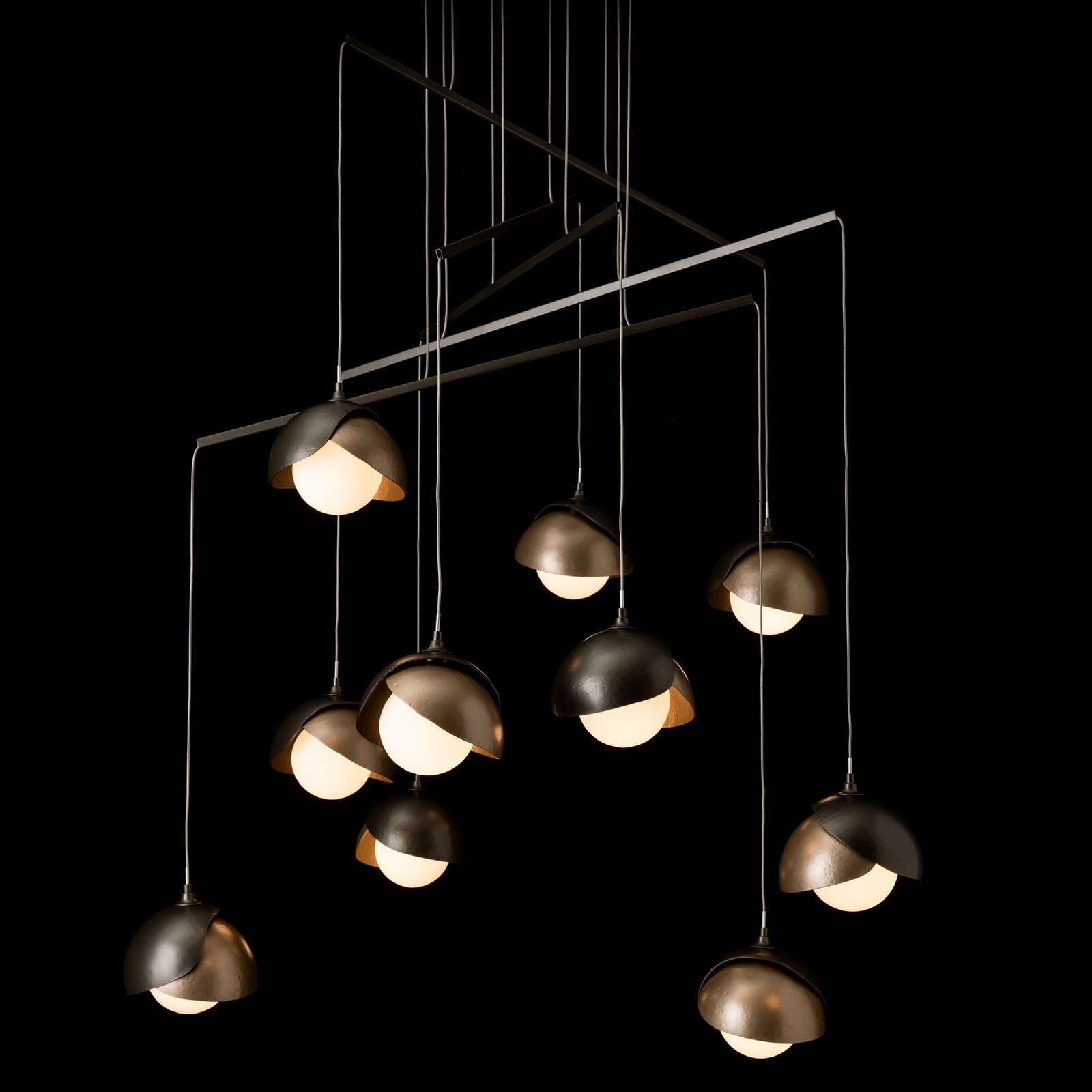 Brooklyn 10-Light Double Shade Mobile Pendant