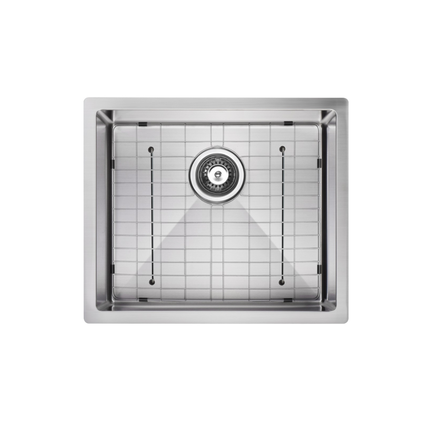Évier de cuisine simple en acier inoxydable 23 x 18