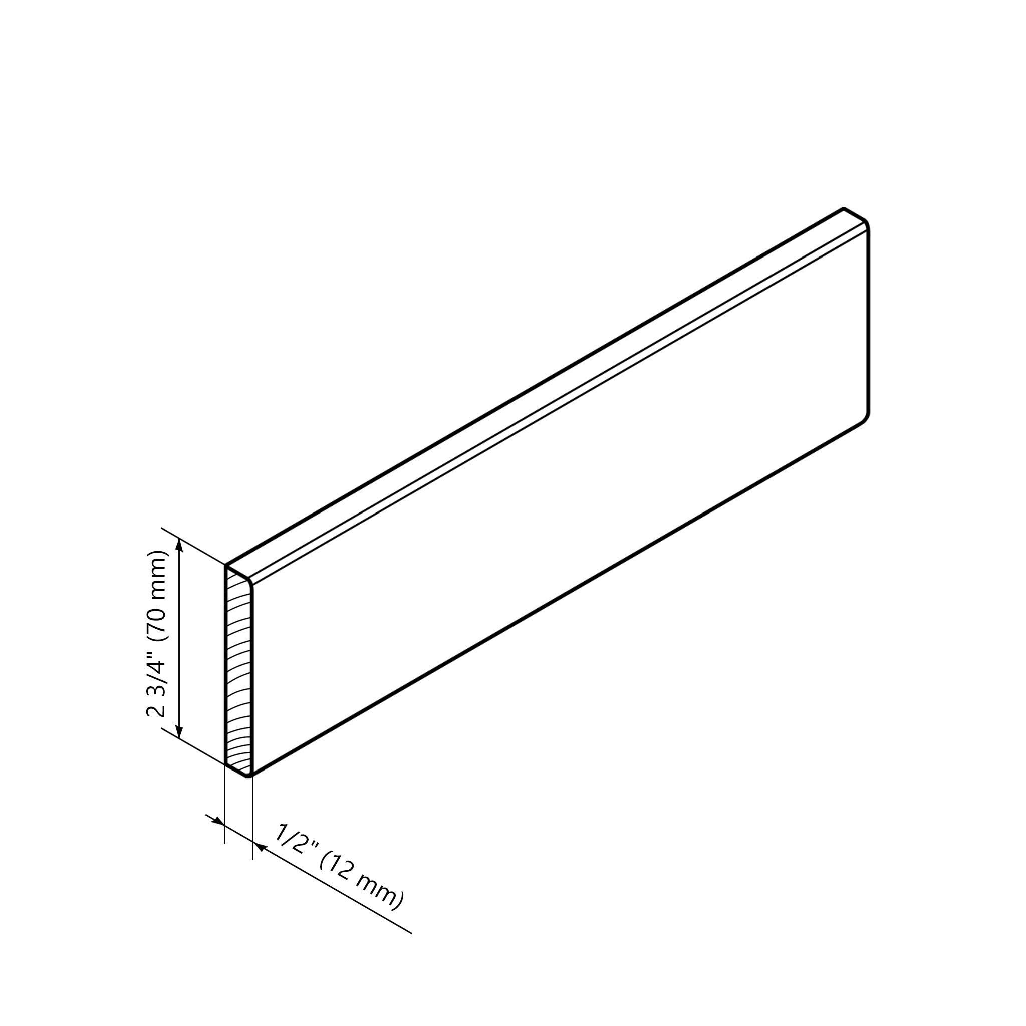 Molding-Baseboard XMB-08
