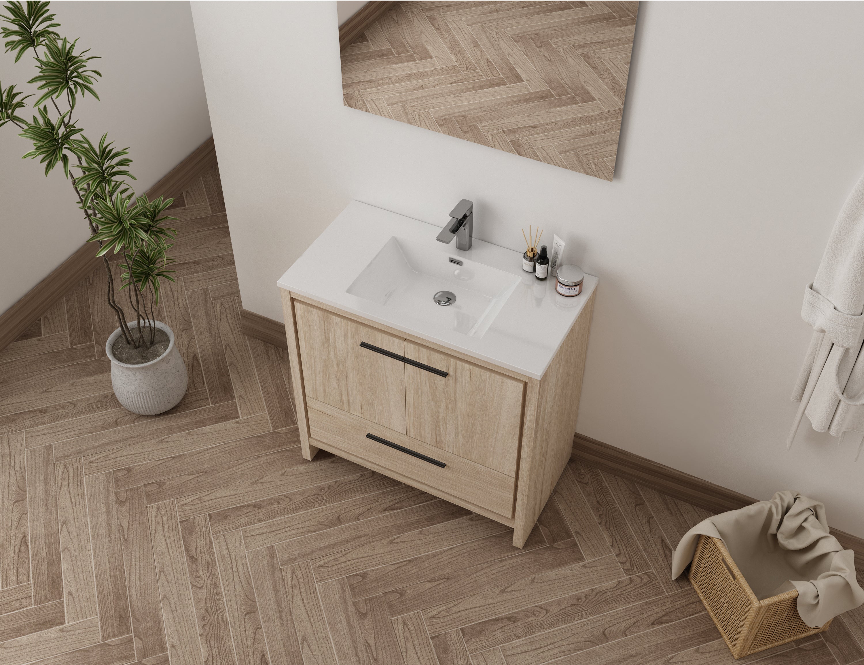 Monako 36" - pale oak