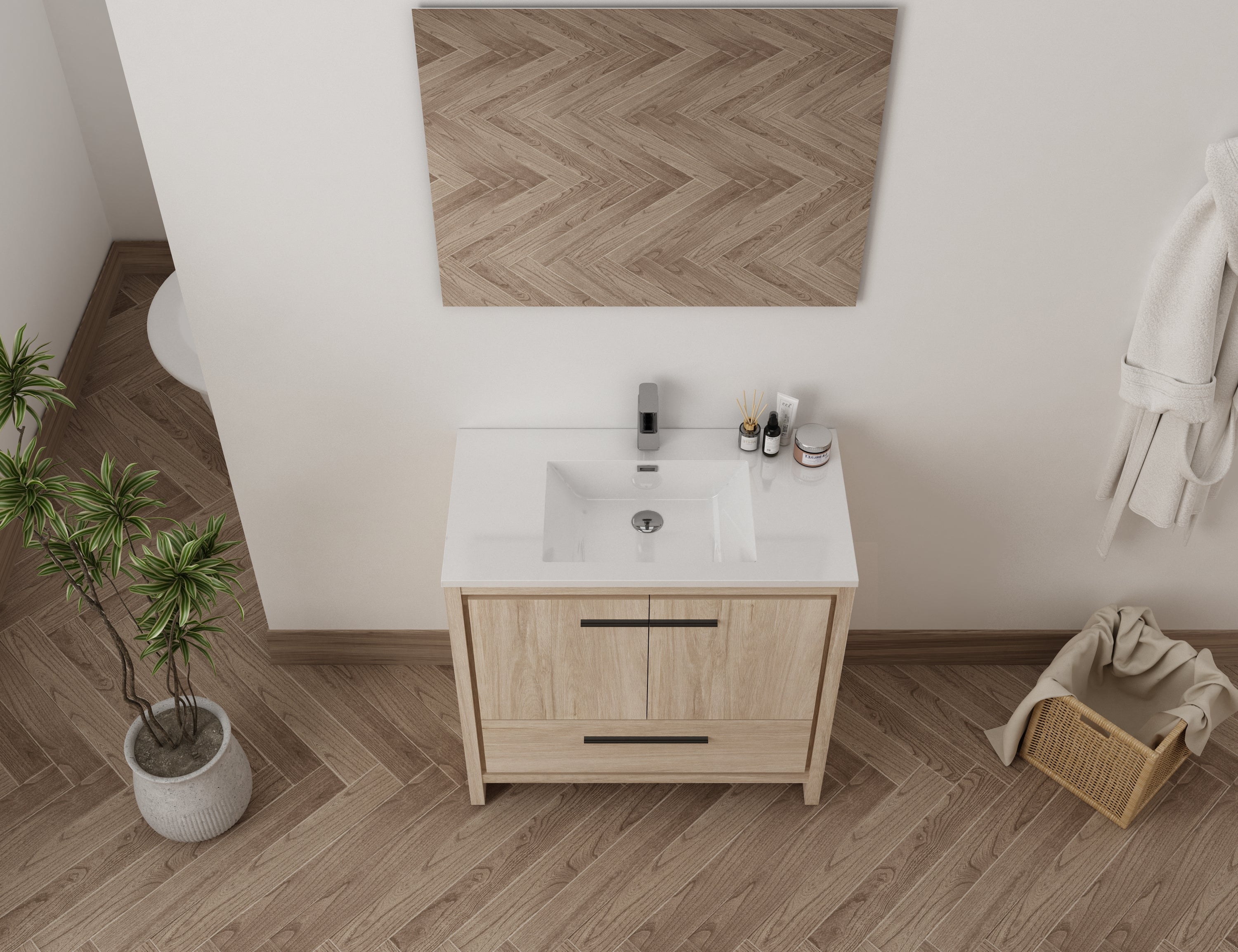 Monako 36" - pale oak