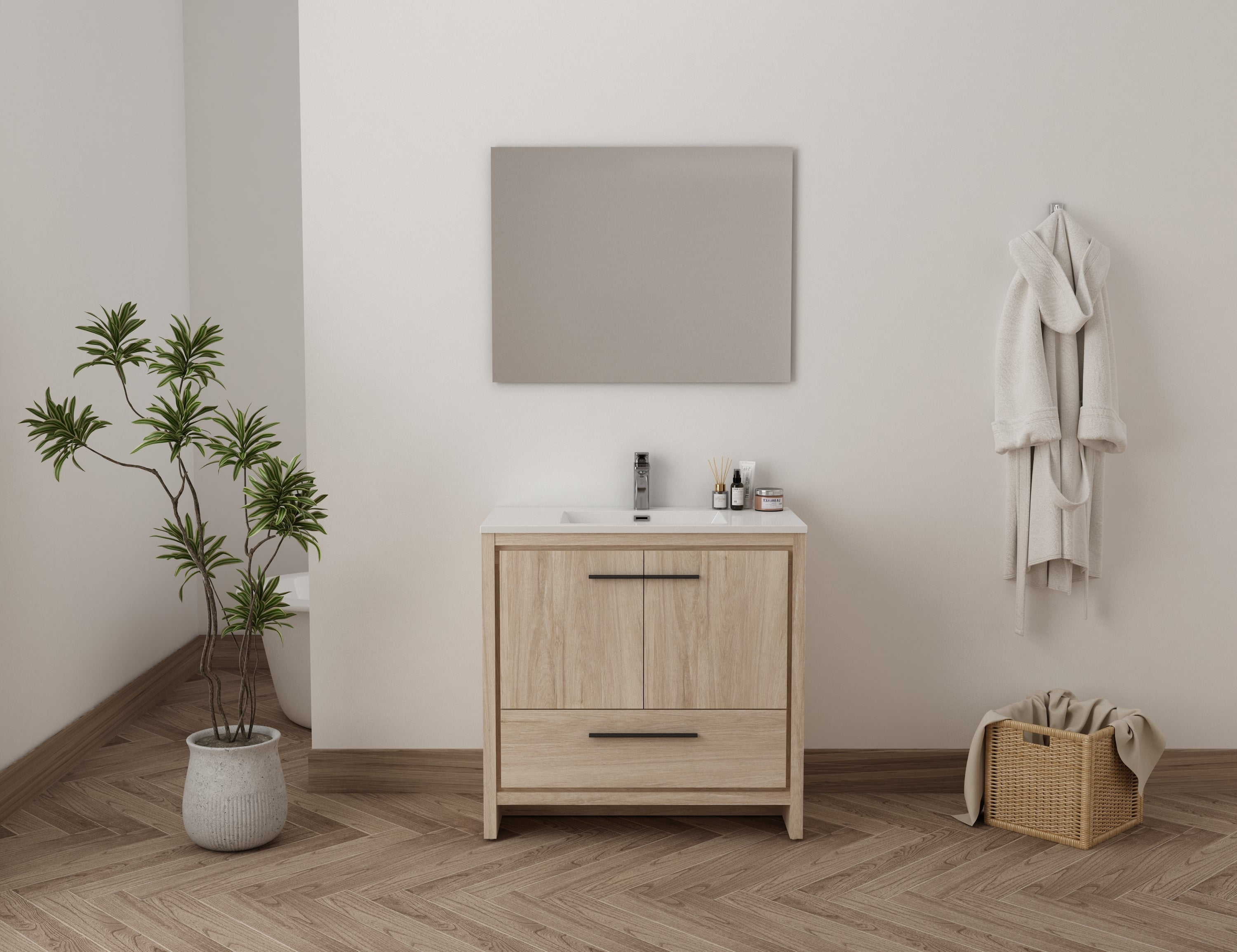 Monako 36" - pale oak