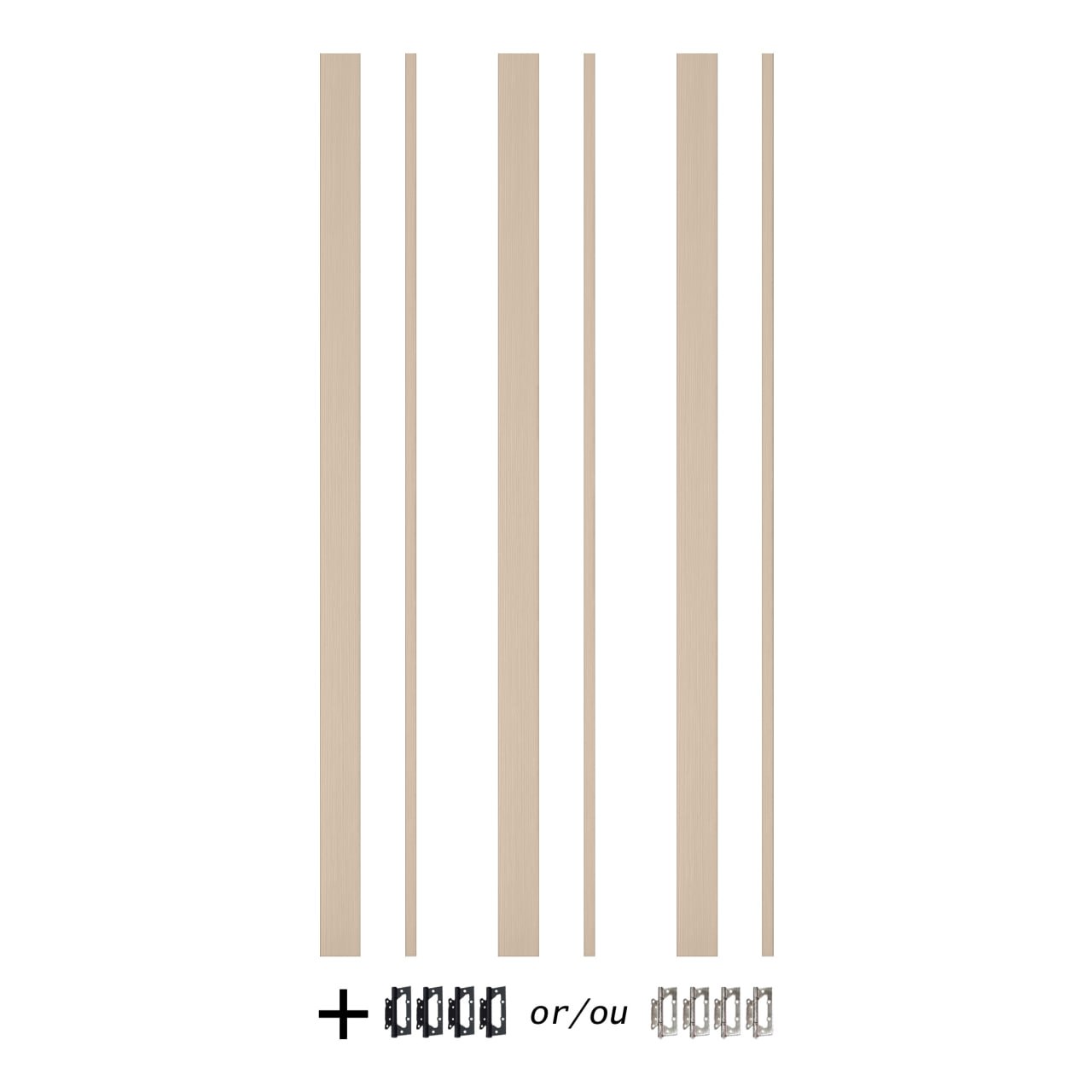 Regular Door Frame XRS - 05 - Double for 2" x 3" wall