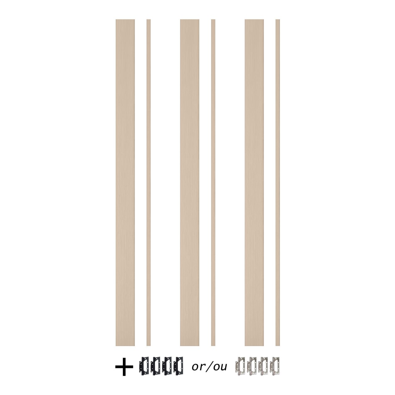 Regular Door Frame XRM - 05 - Double for 2" x 4" wall