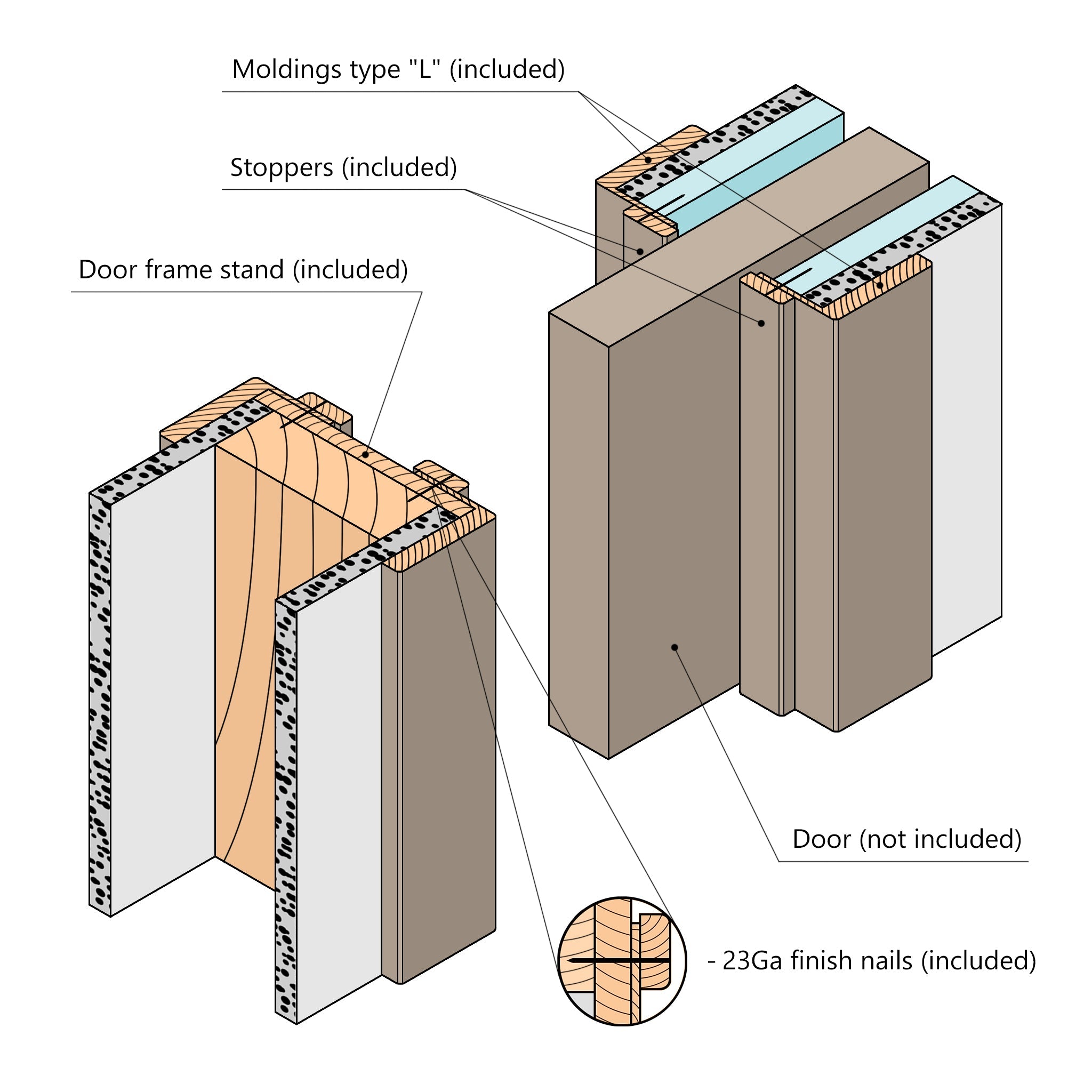 Pocket Door Frame XPF-05 Single