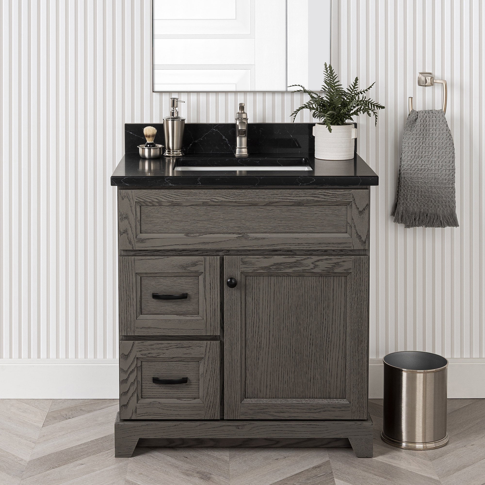 STONEWOOD Collection Premium in brushed oak (Single vanity)