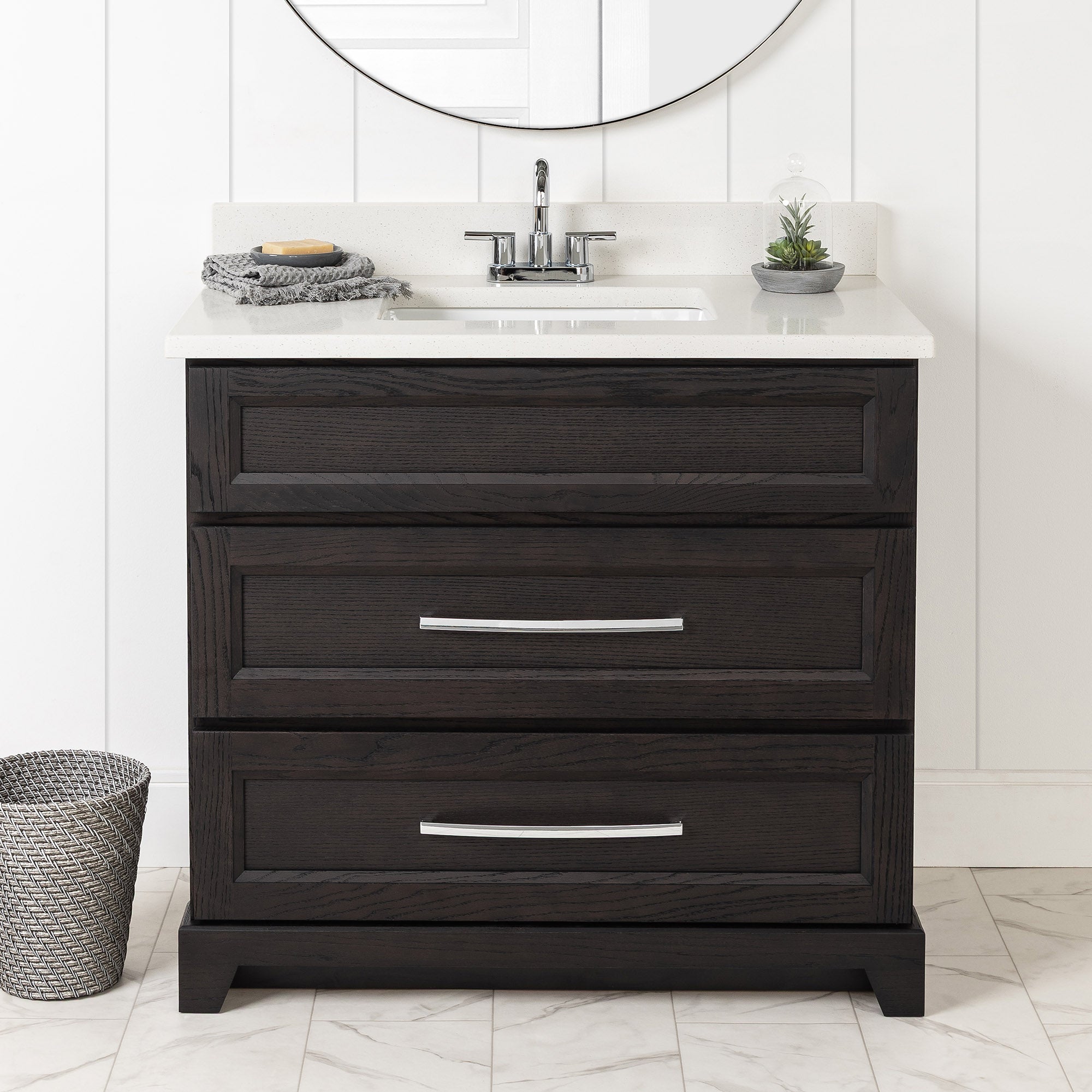 STONEWOOD Collection Premium in brushed oak (Single vanity)