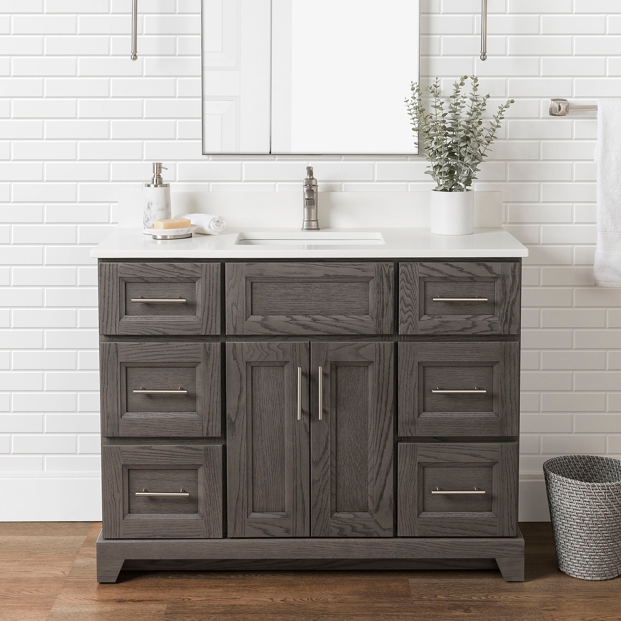 STONEWOOD Collection Premium in brushed oak (Single vanity)