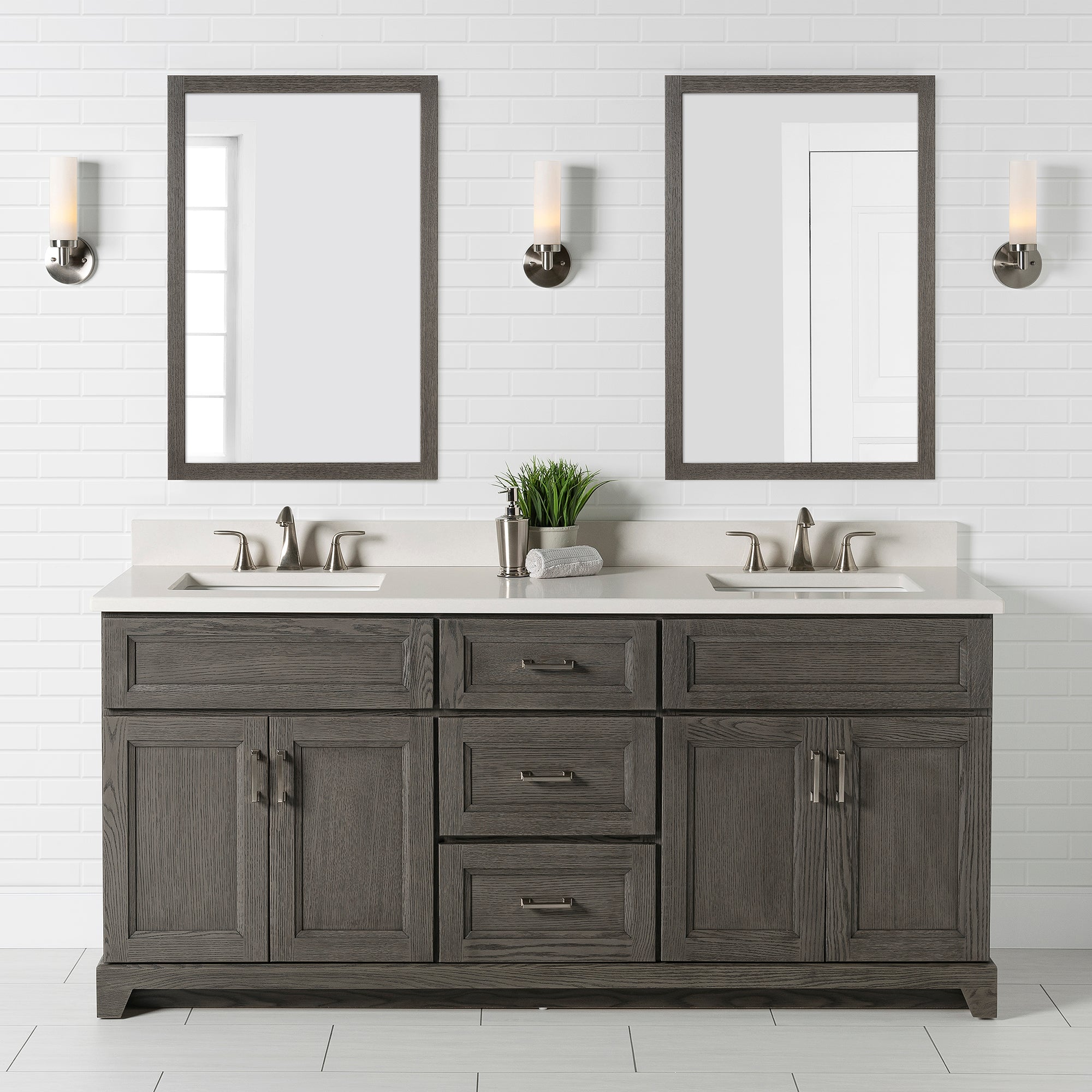 STONEWOOD Collection Premium in brushed oak (Double vanity)