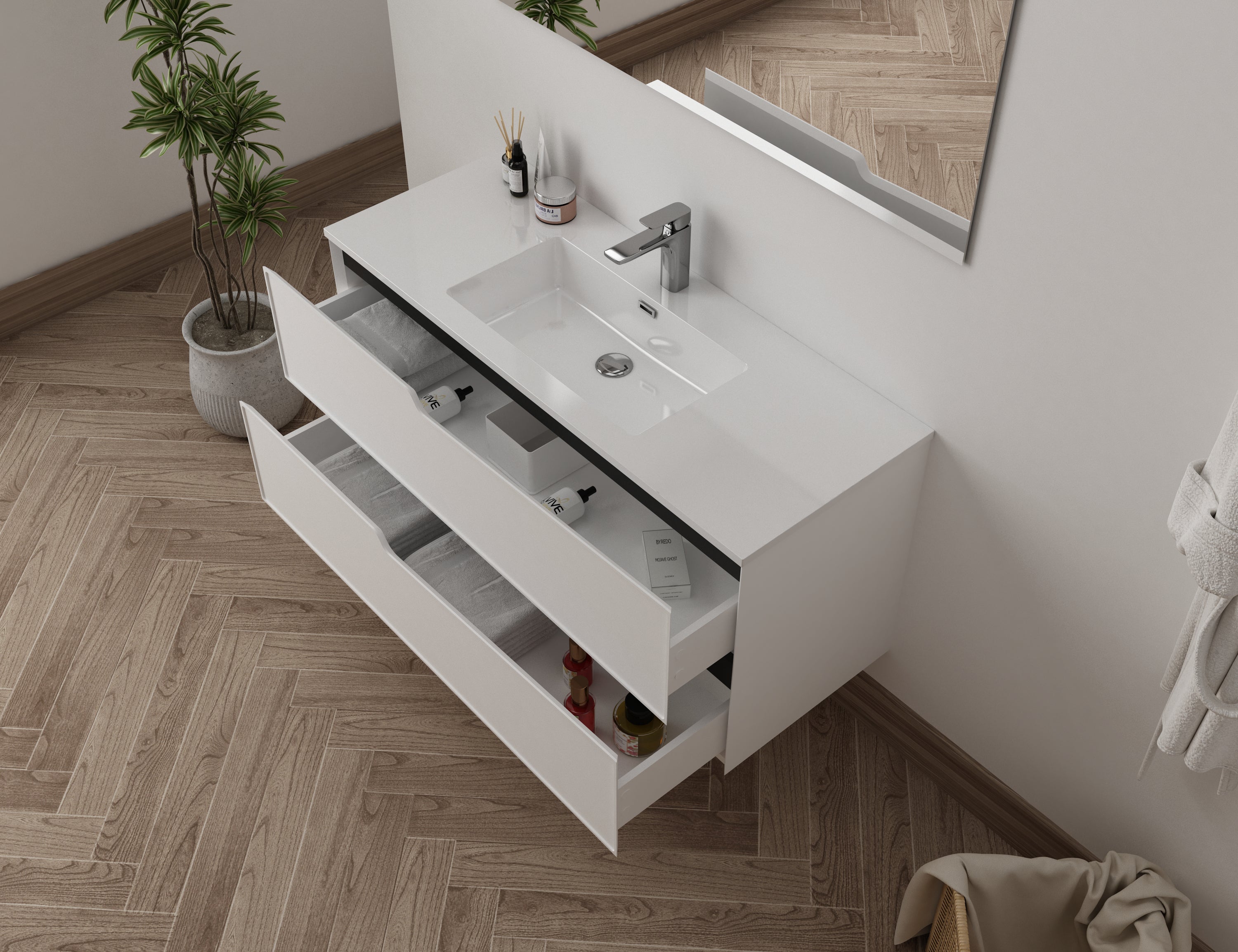 Bena 48" - matt white