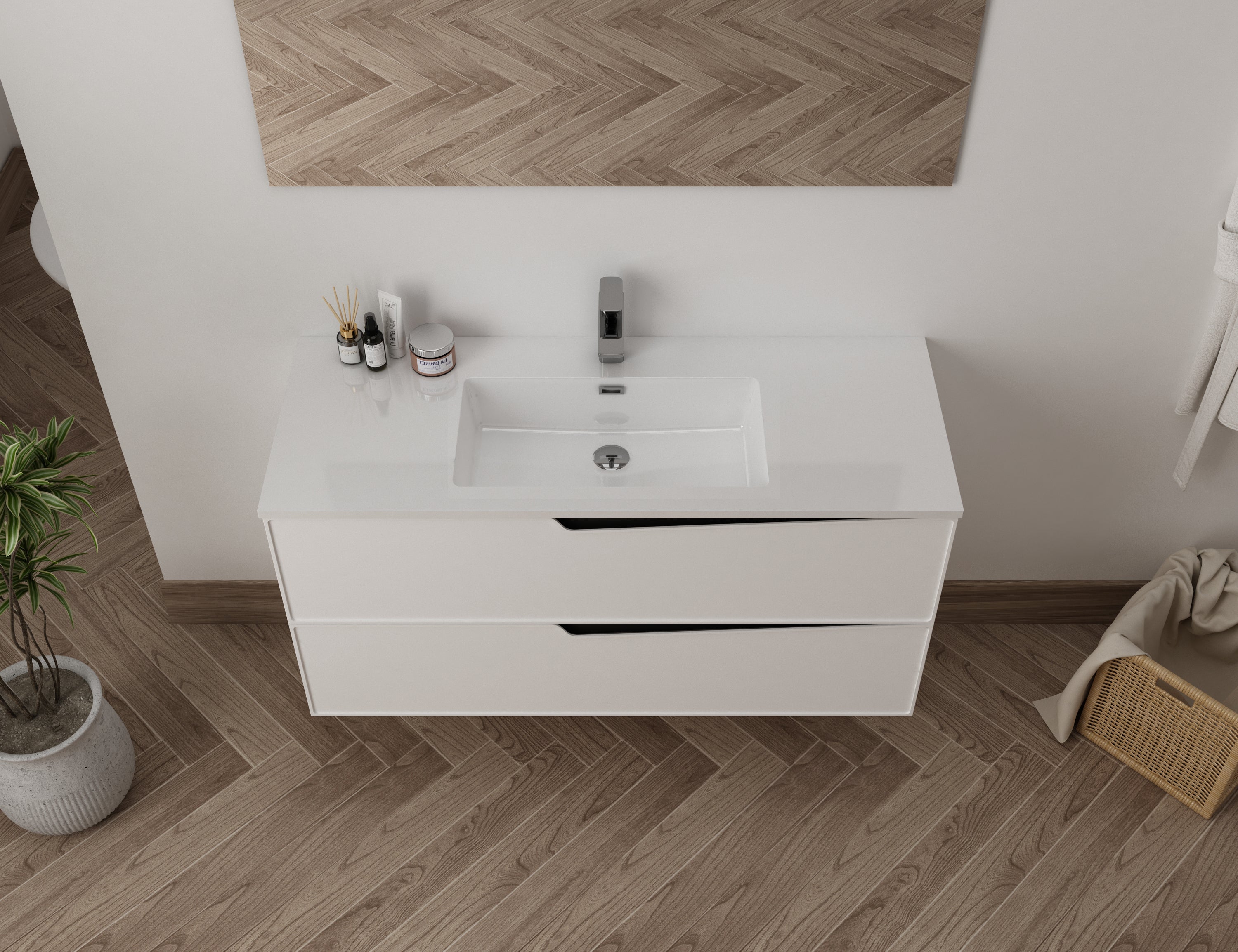 Bena 48" - matt white