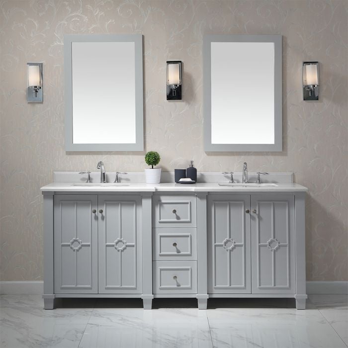 Fositano 75" Dove Grey